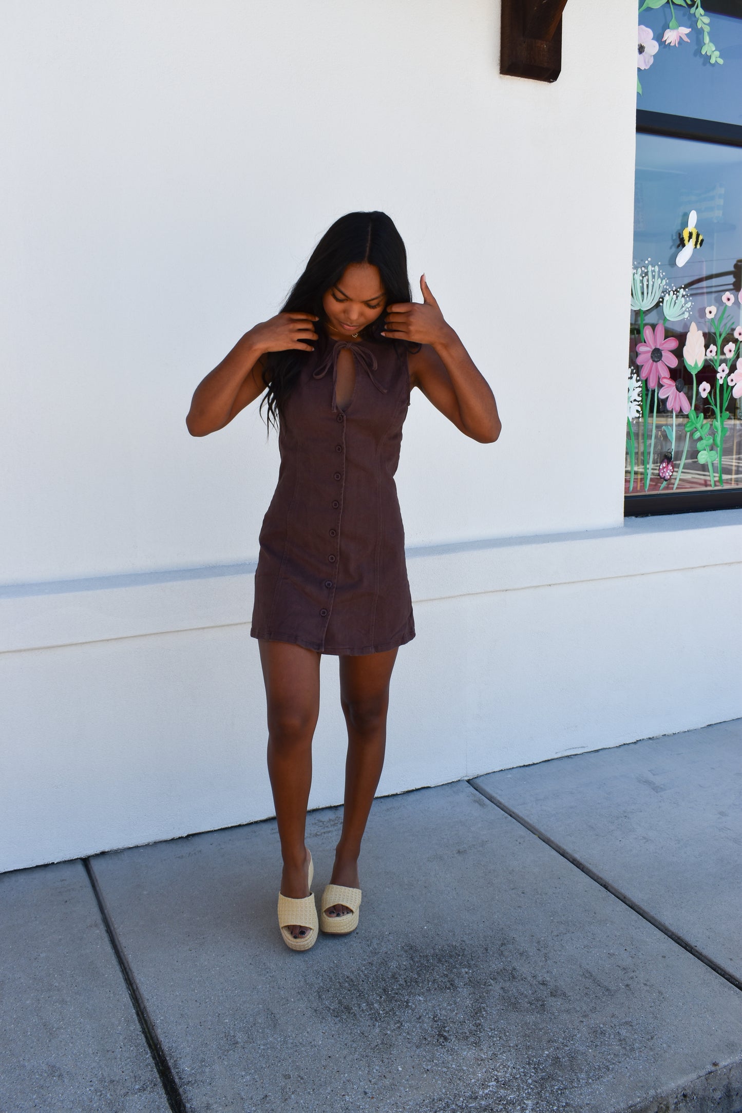 Izzy Sleeveless Mini Dress