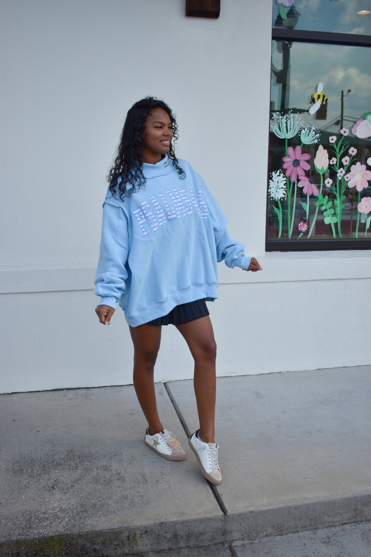 PSALMS 46:5 Double-Embroidered MockNeck