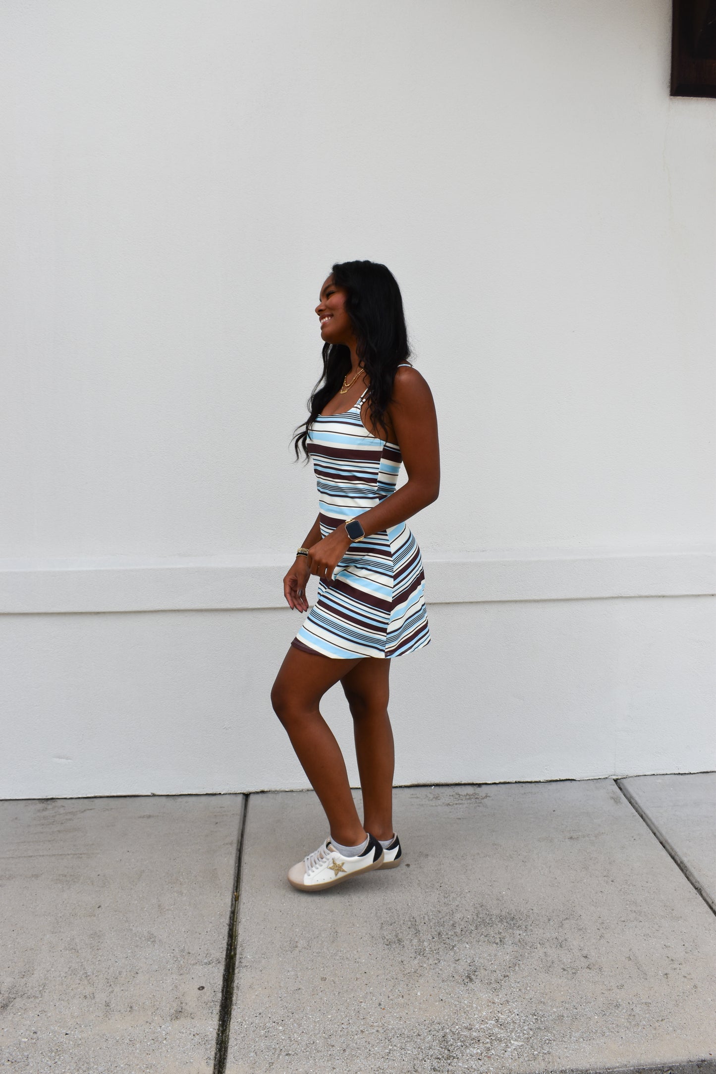 Rowan Athletic Stripe Dress
