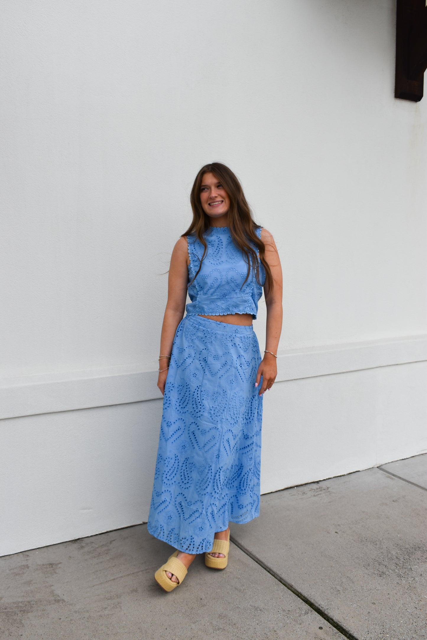 Blue Skies Eyelet Set