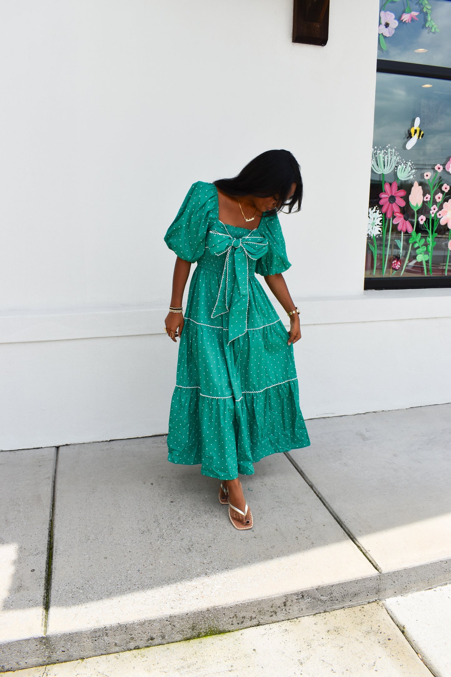 Emerald Ella Maxi Dress