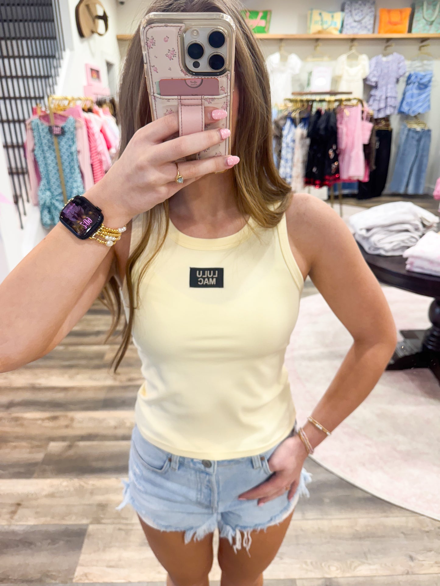 Lulu Mac Tank: Butter Yellow