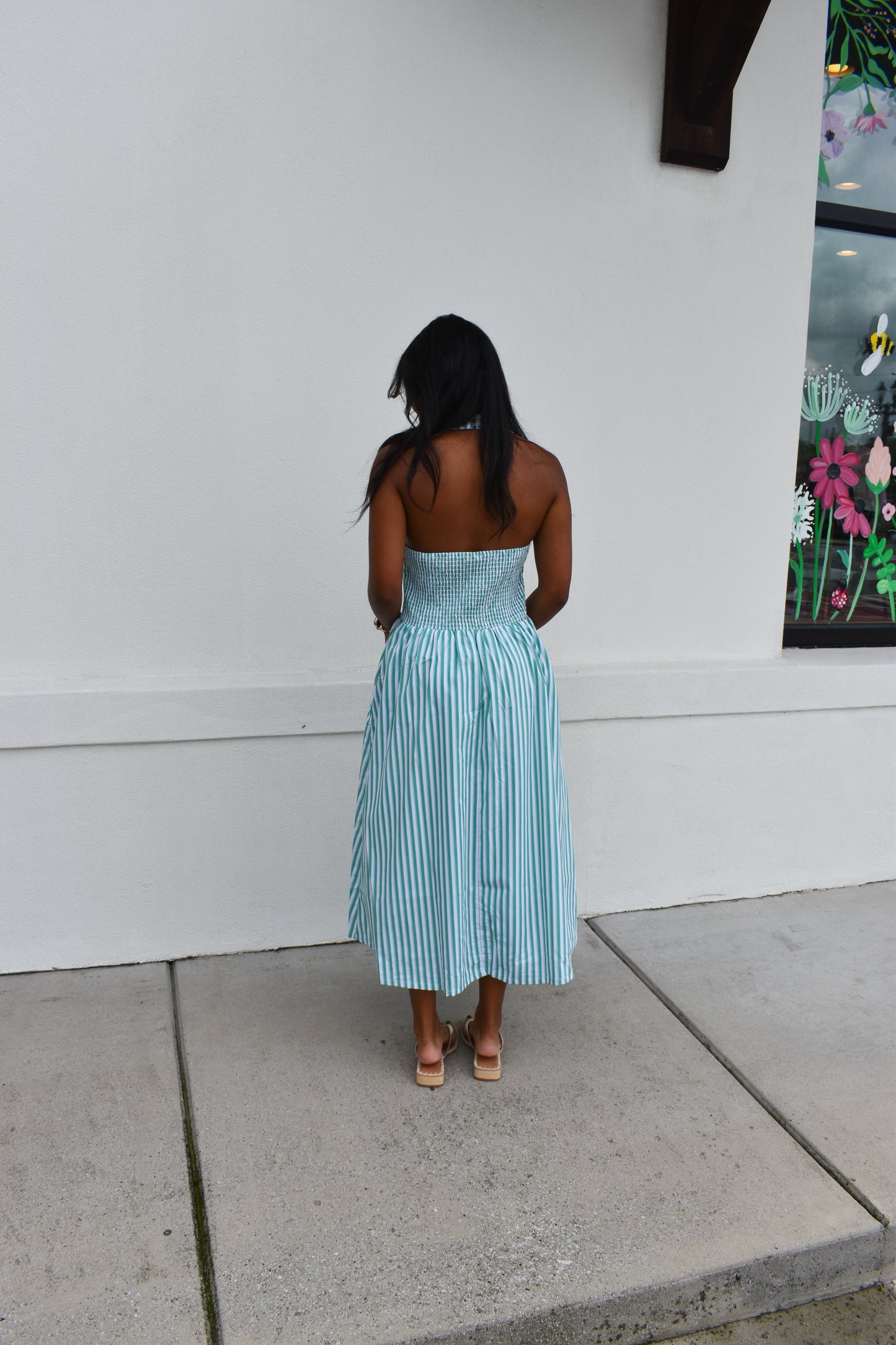Sutton Halter Midi Dress