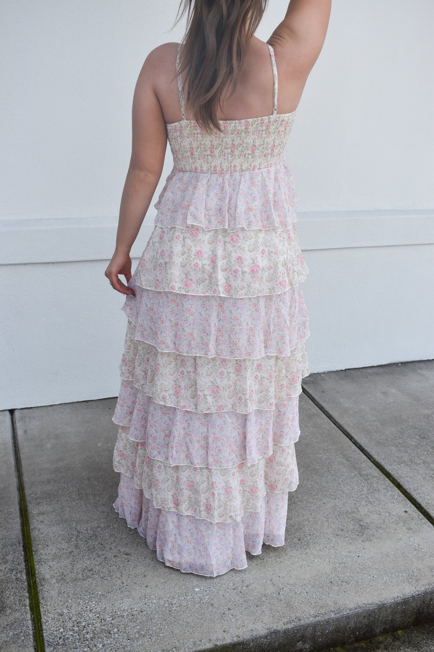 Amelia Romantic Tiered Maxi Dress
