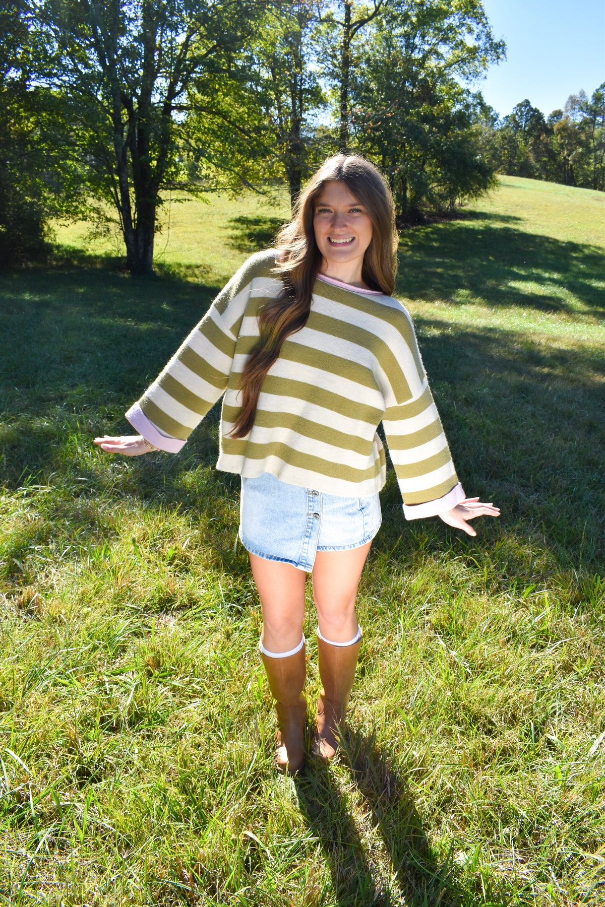 The Olive & Blush Reversible Sweater