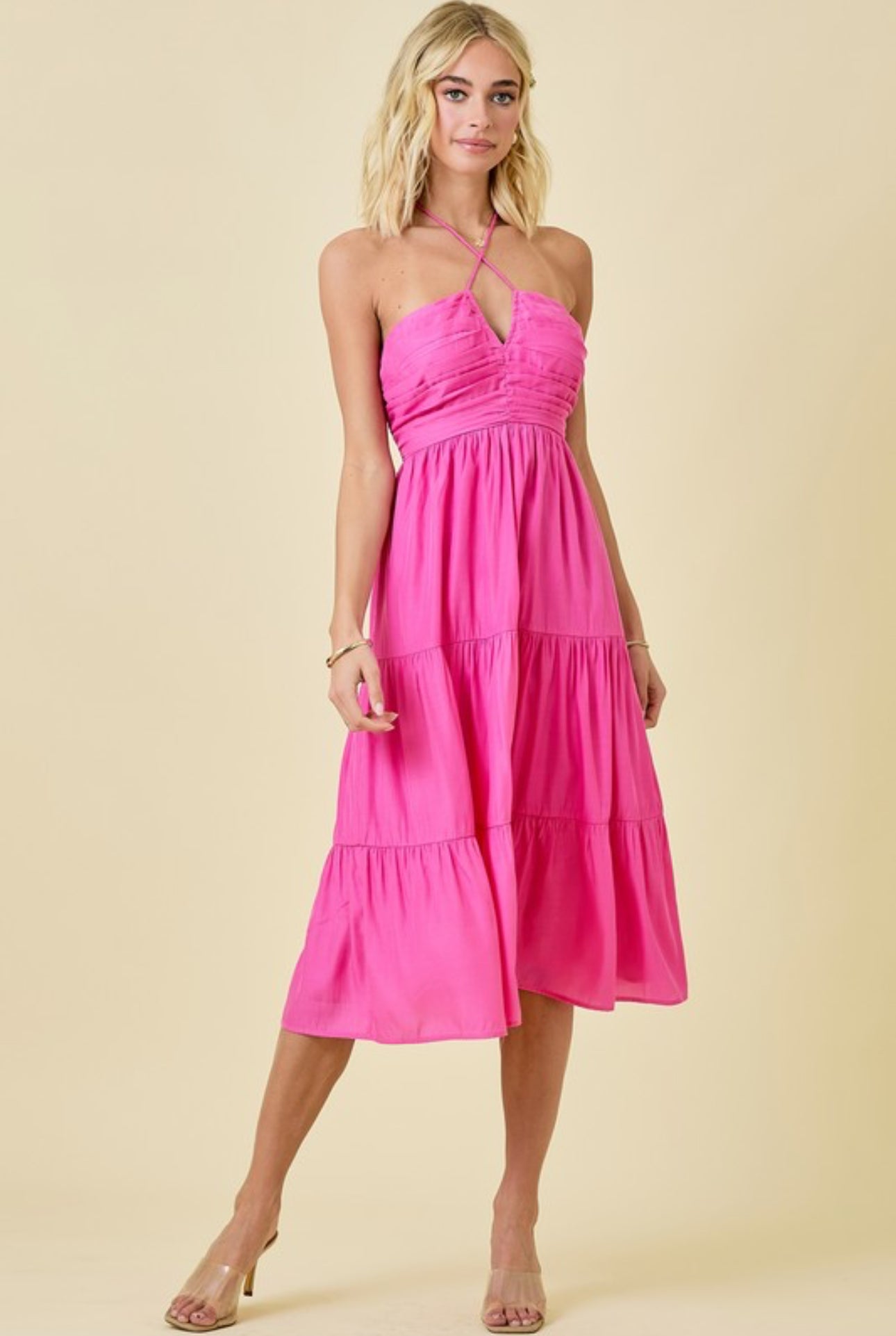 Holly Halter Midi Dress