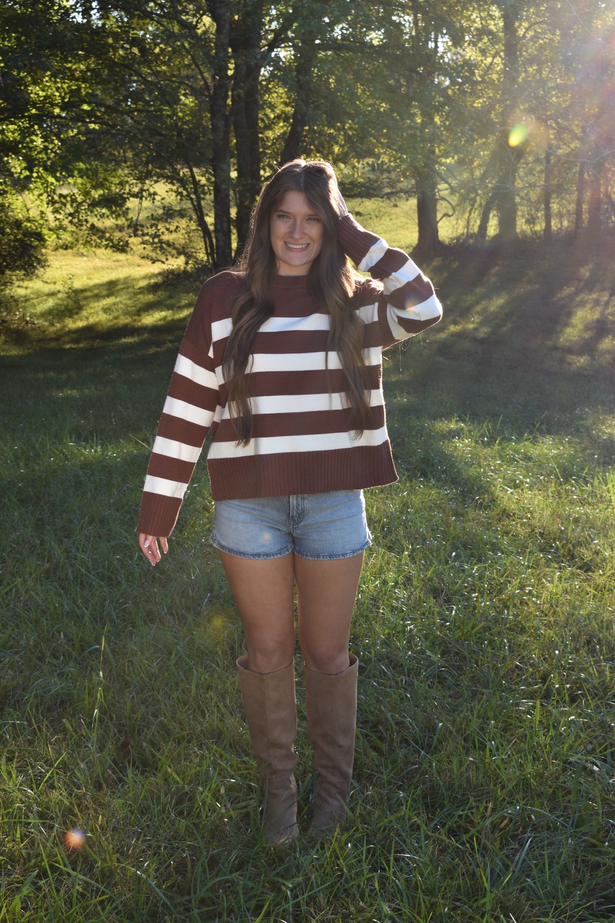 Chocolate Stripe Sweater