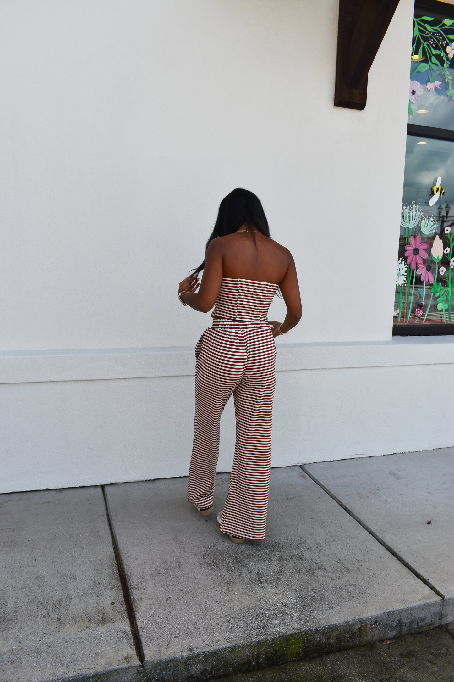 Striped Tube Top Set