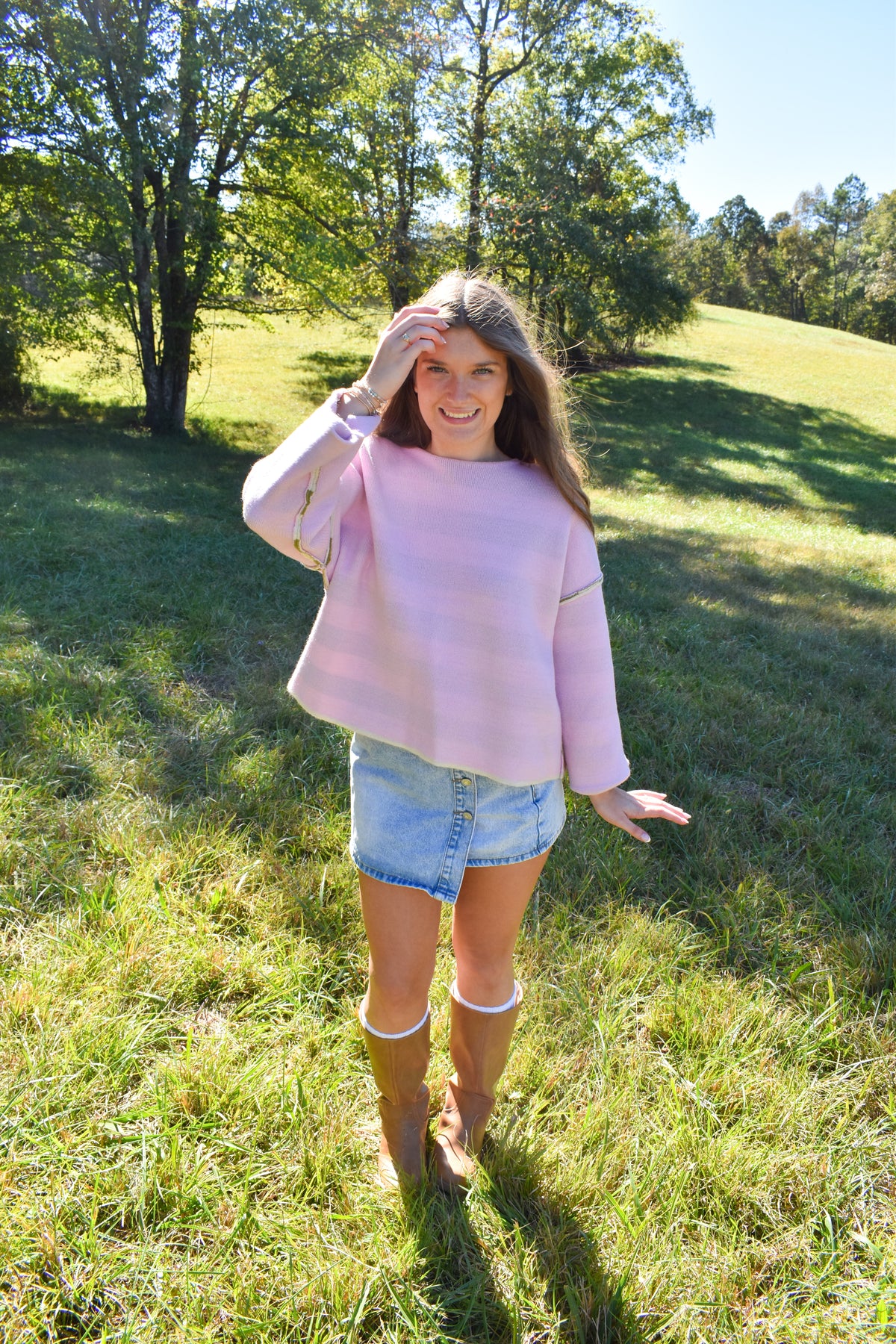 The Olive & Blush Reversible Sweater