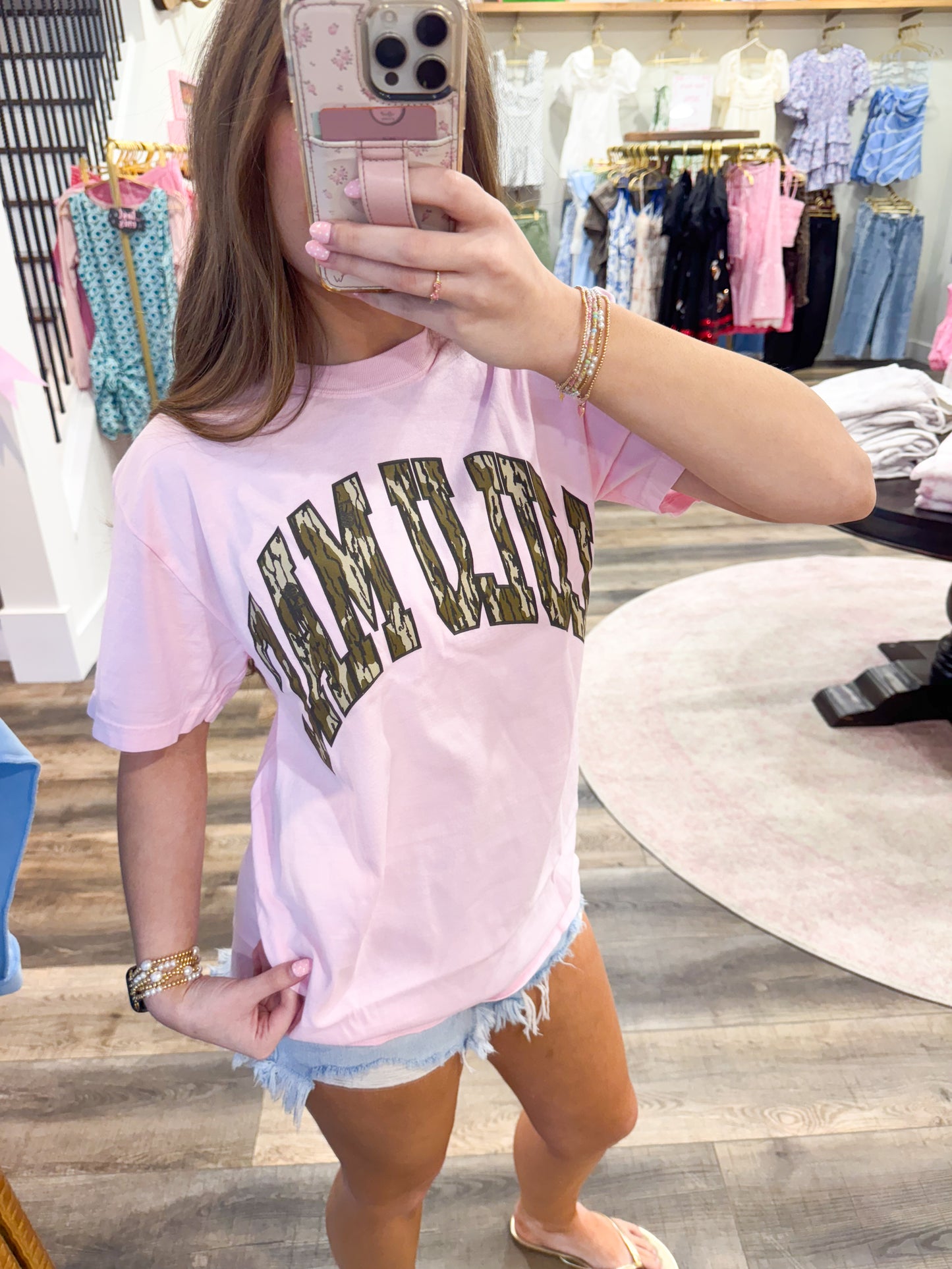 Lulu Mac Mossy Oak Bottomland Adult Blossom Comfort Colors Mossy Oak Tee