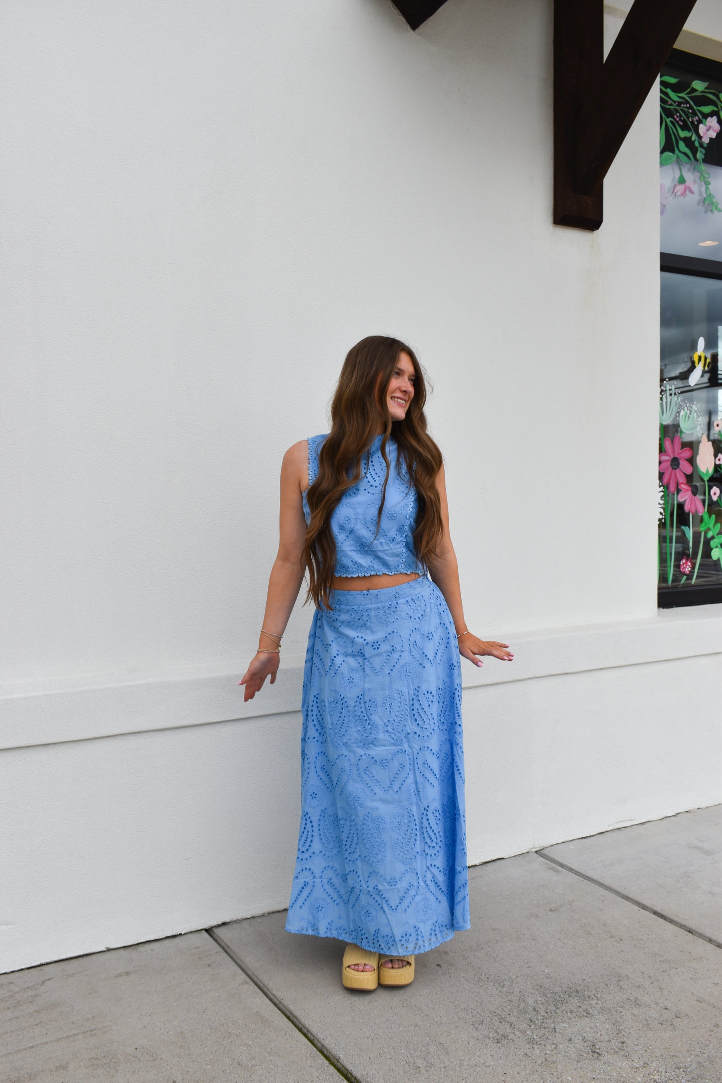 Blue Skies Eyelet Set