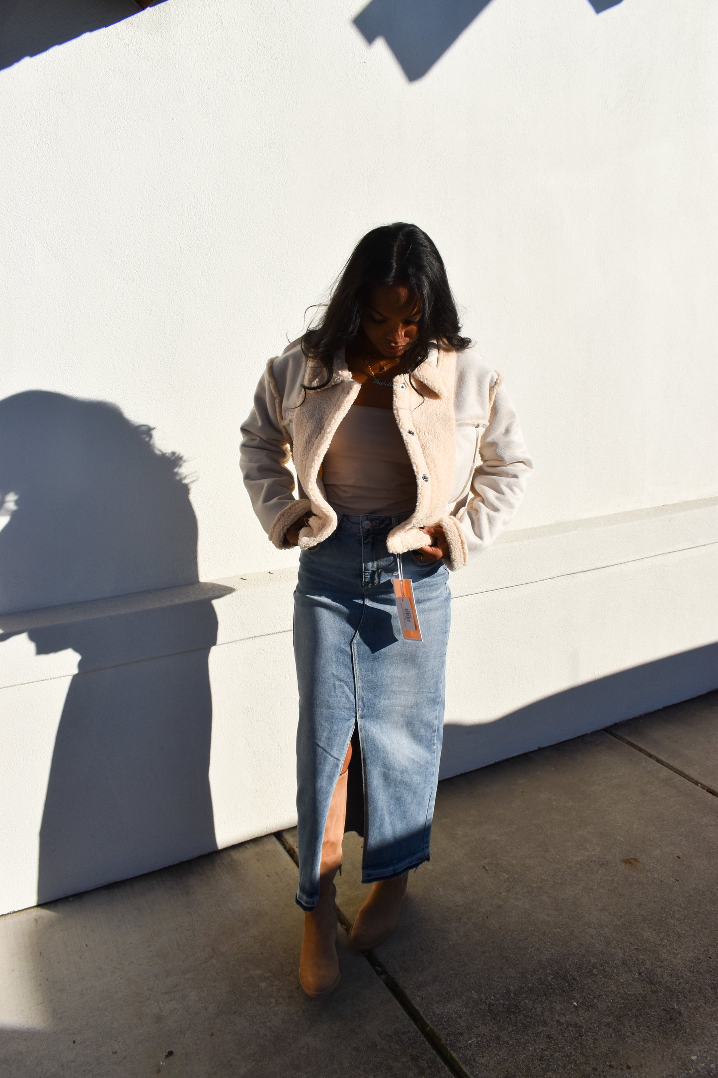 Classic Wool Jacket: Cream