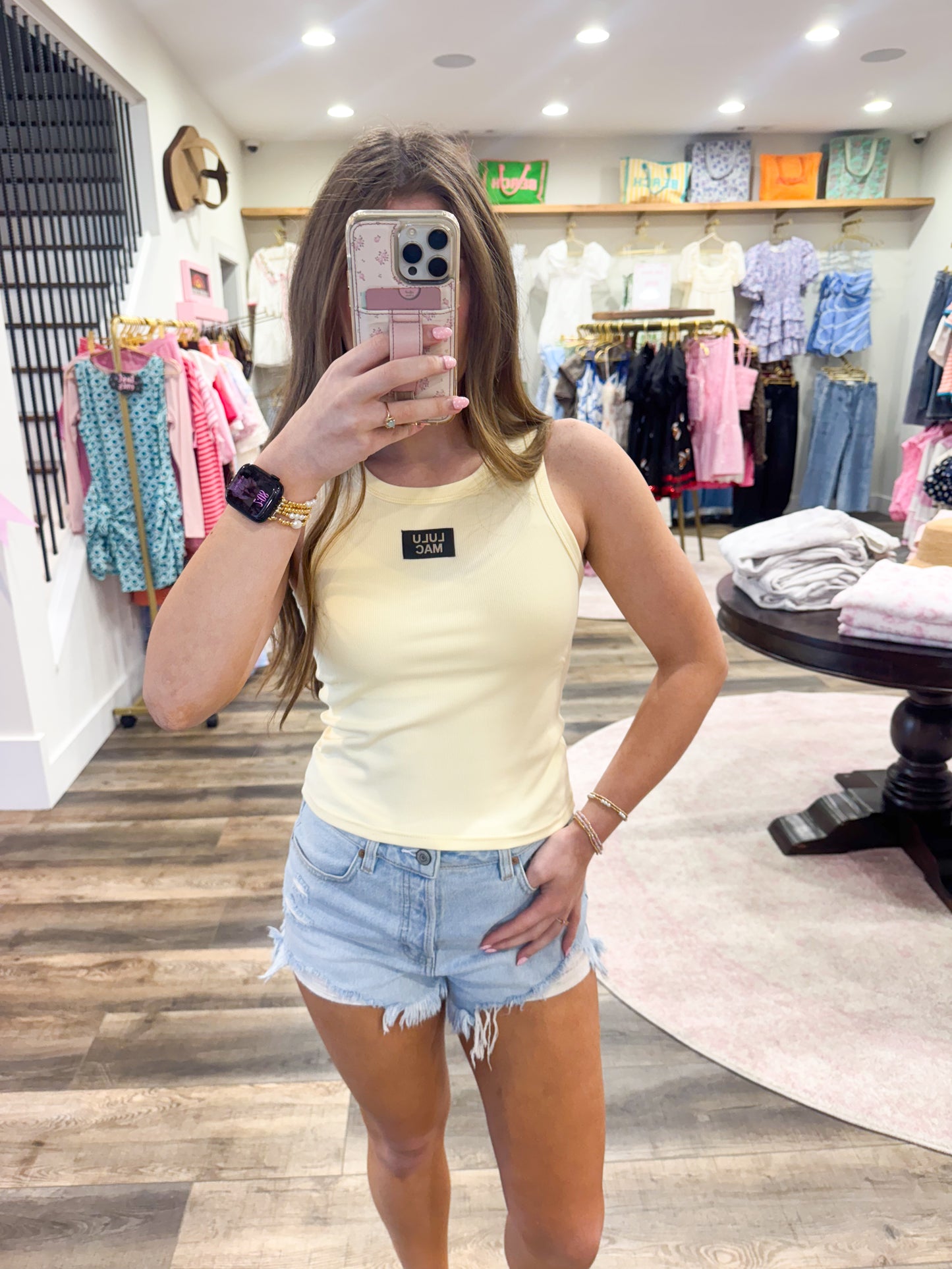 Lulu Mac Tank: Butter Yellow
