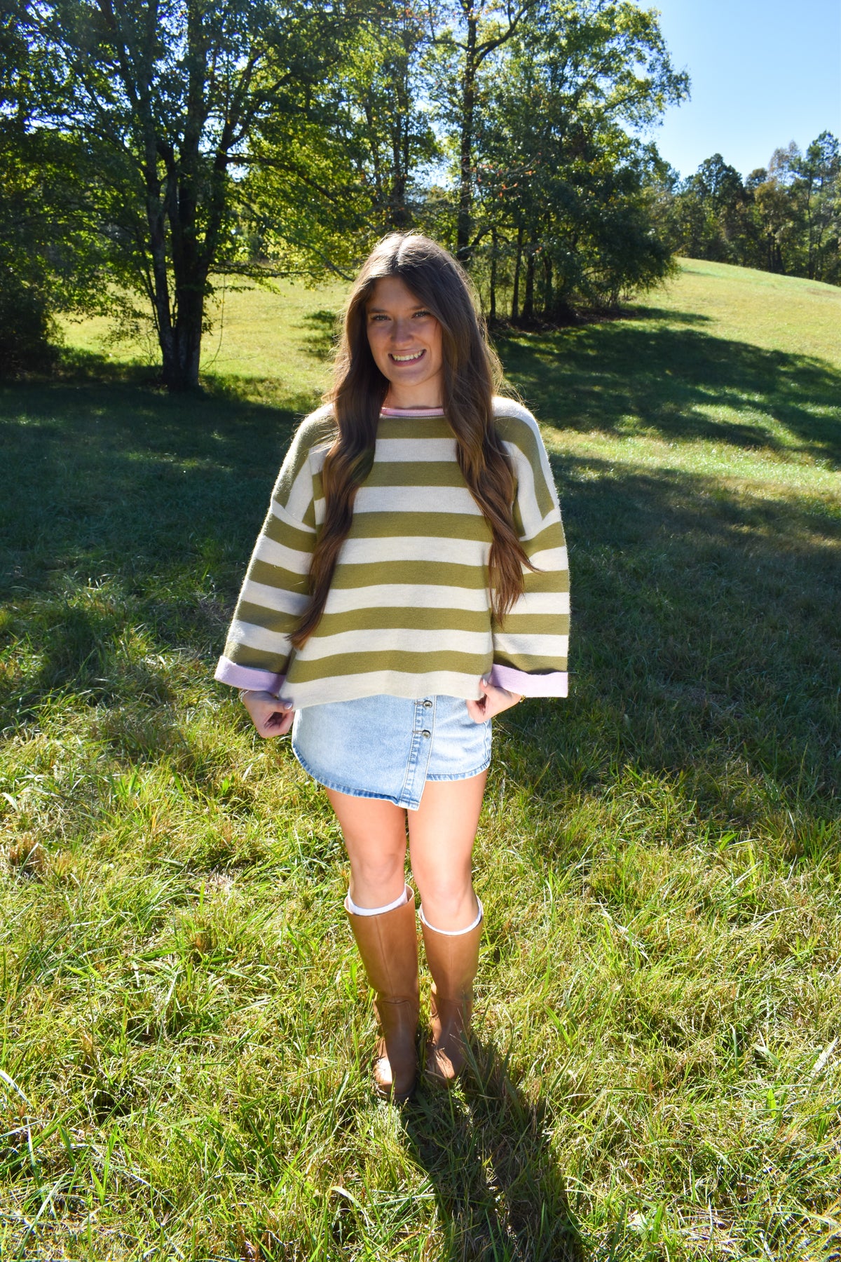 The Olive & Blush Reversible Sweater