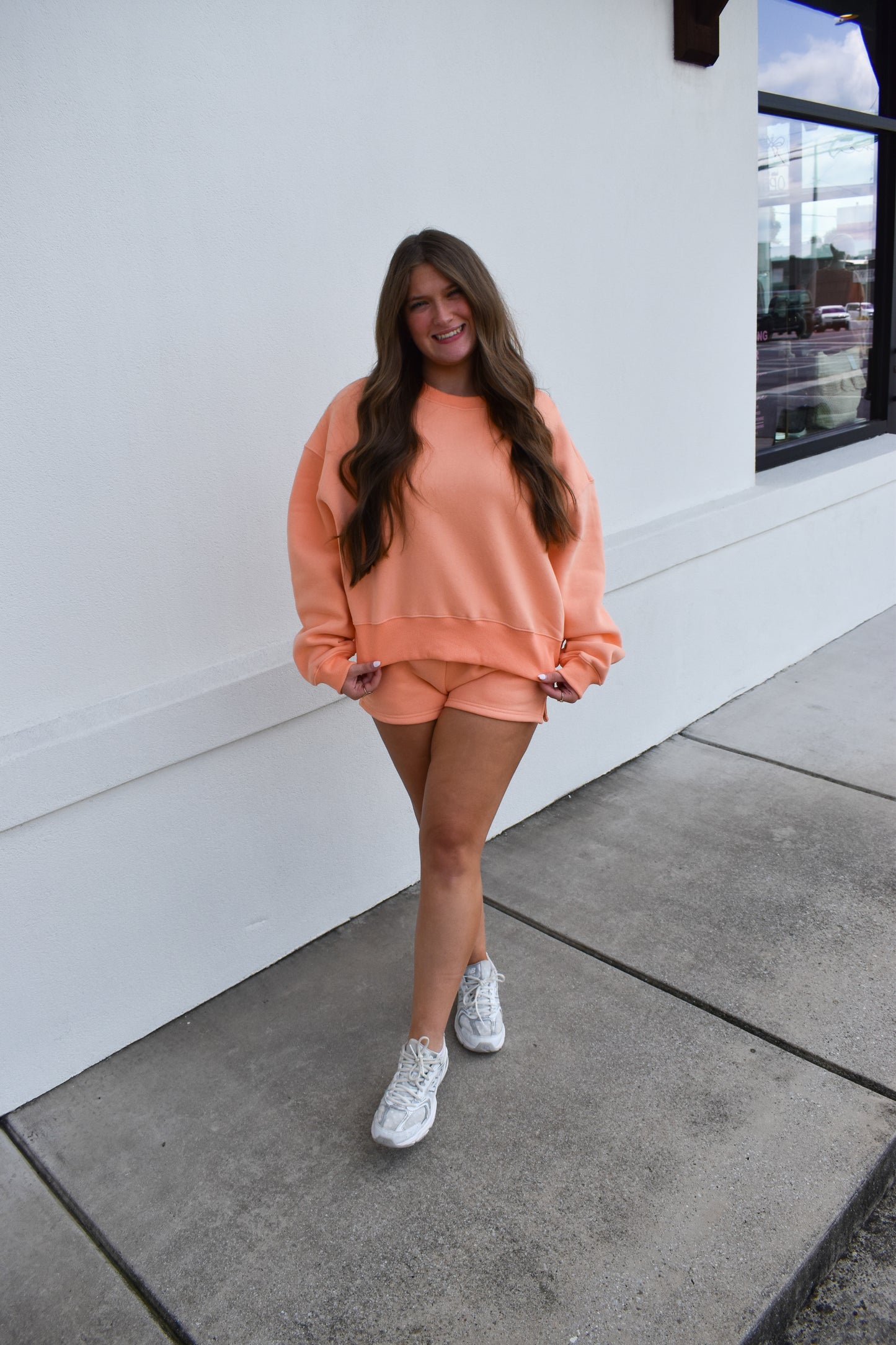 Simply Sweatshirt: Peach