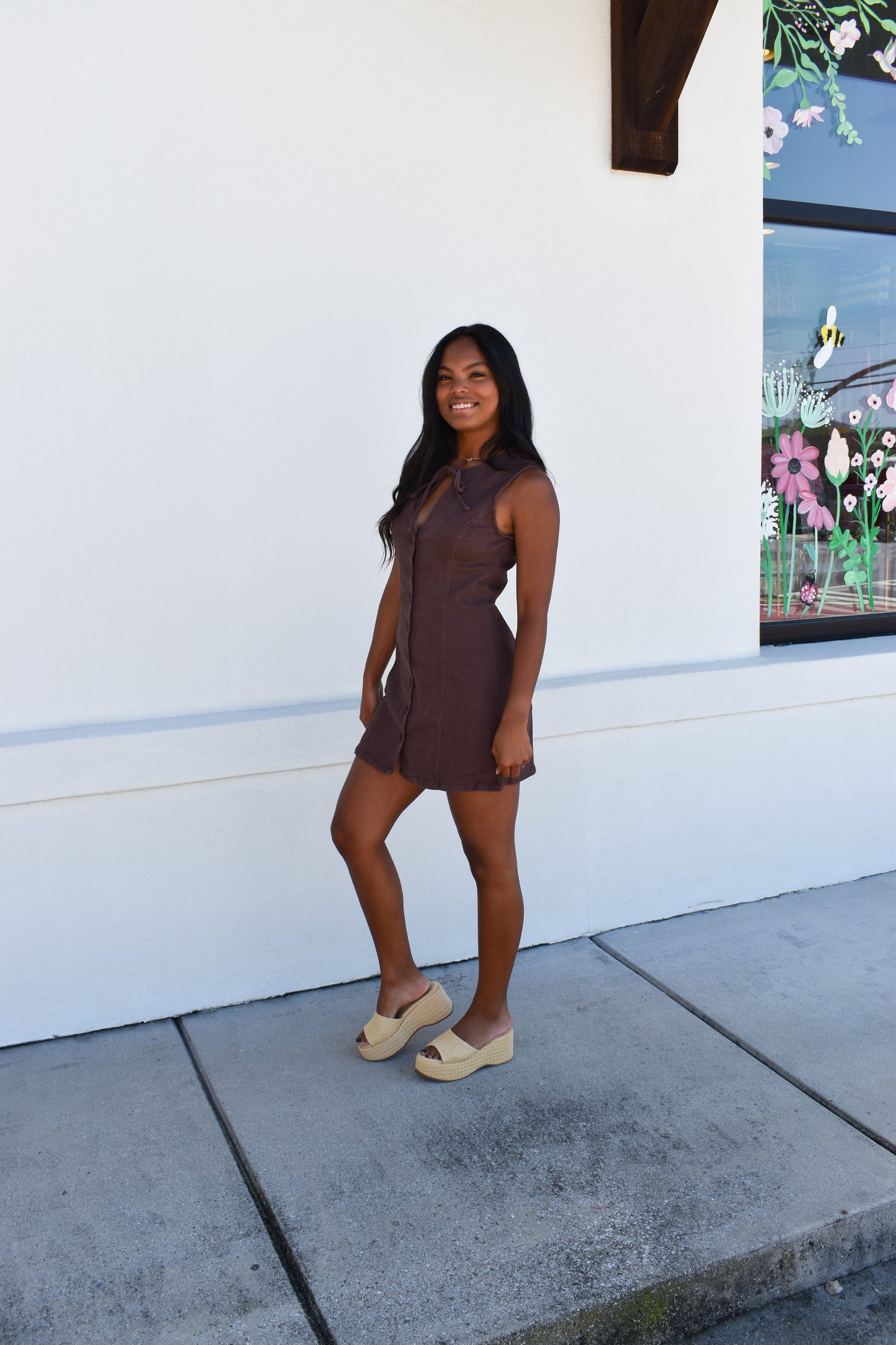 Izzy Sleeveless Mini Dress