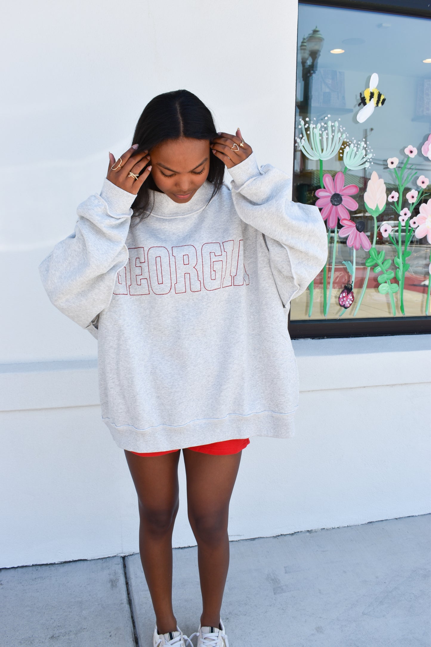 Signature Red Sweat Shorts