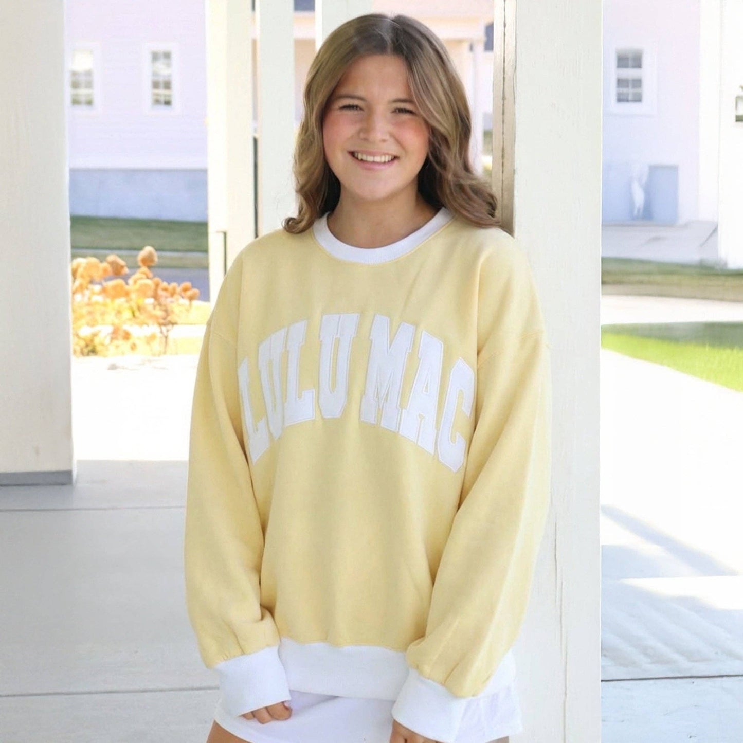 Lulu Mac Color Block: Butter/White