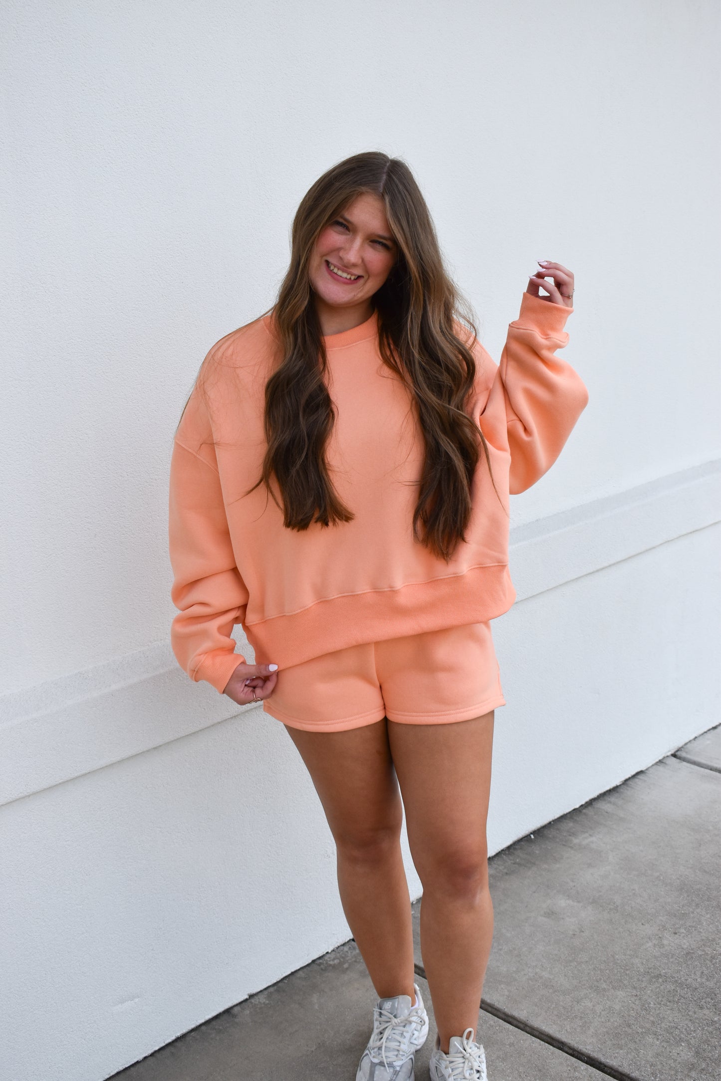 Simply Sweatshirt: Peach