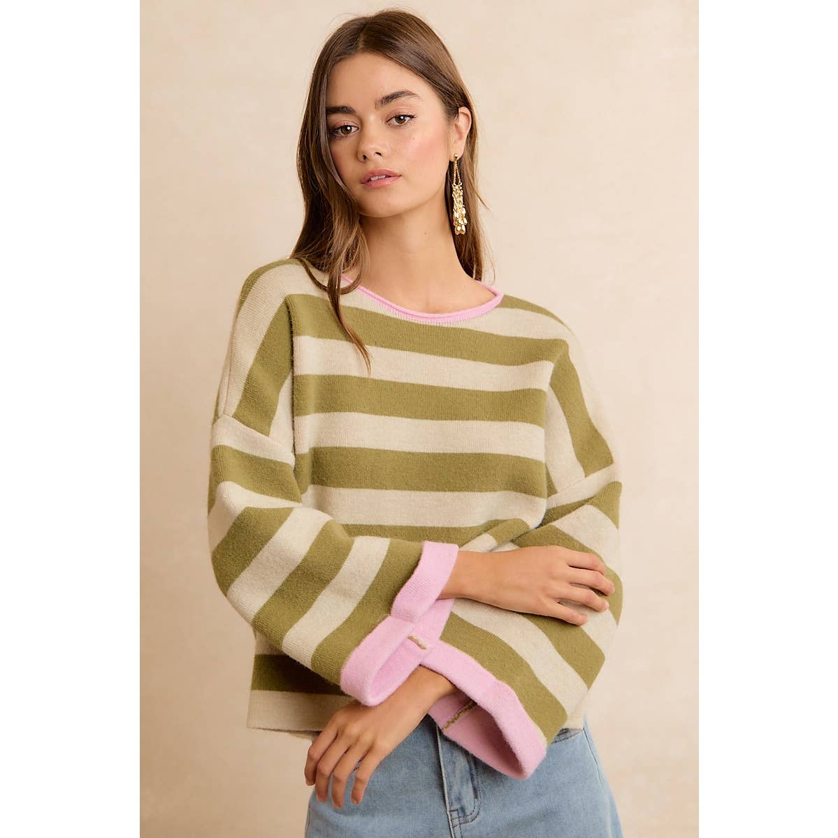 The Olive & Blush Reversible Sweater