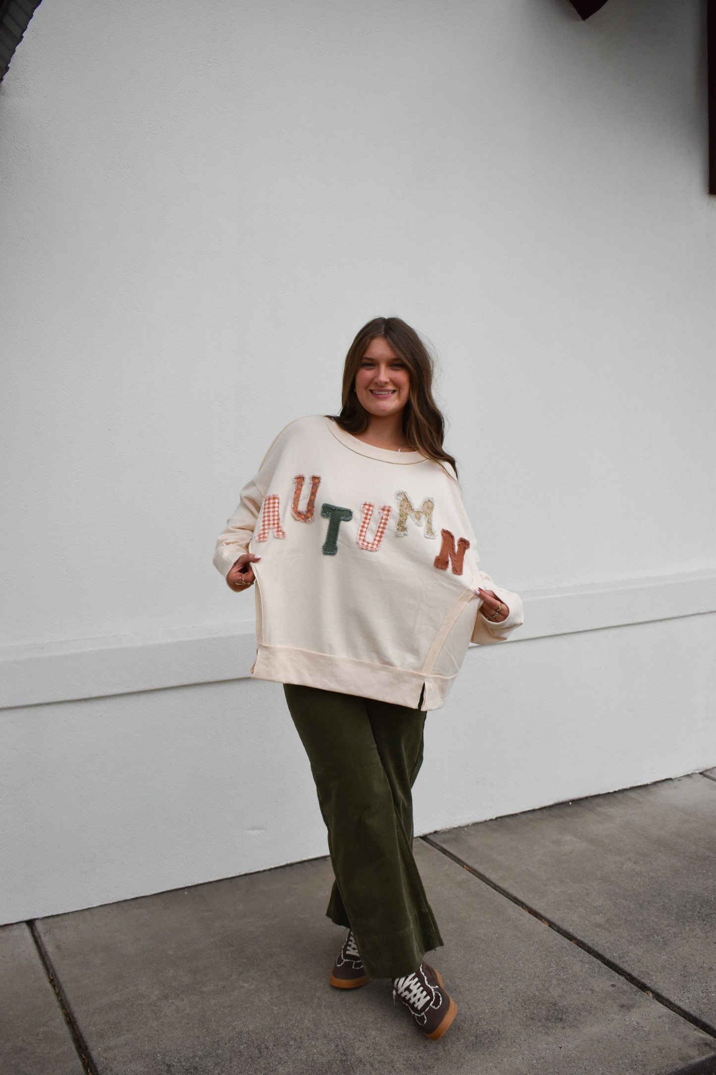 "Autumn" Printed Sweatshirt