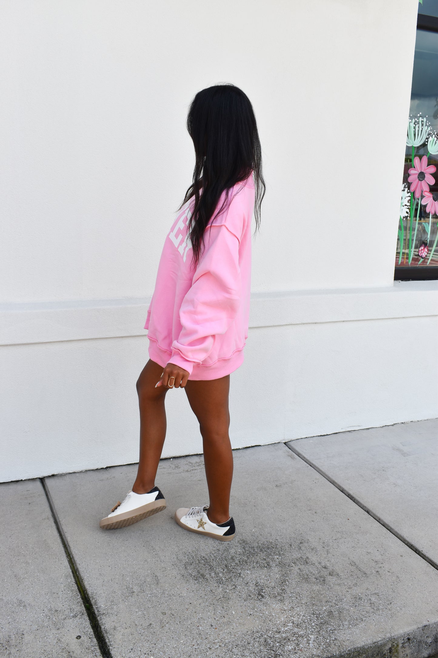 "Mother"  Reversible Mockneck