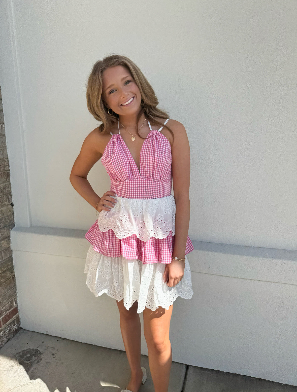 Halter Neckline Baby Doll Mini Dress