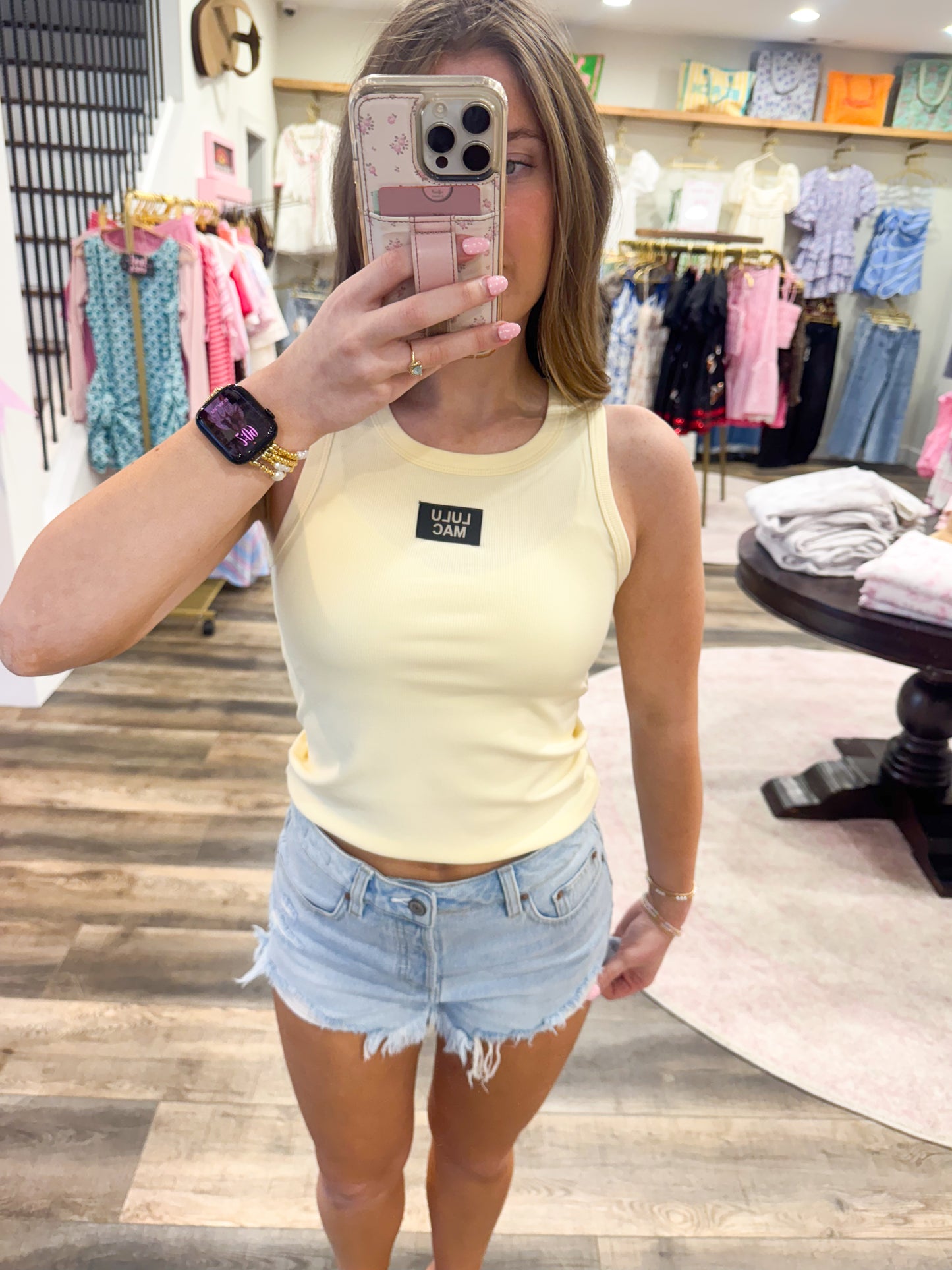 Lulu Mac Tank: Butter Yellow