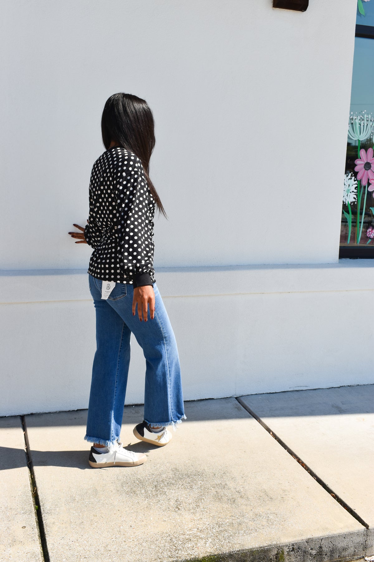 Polka Dot Tie Top
