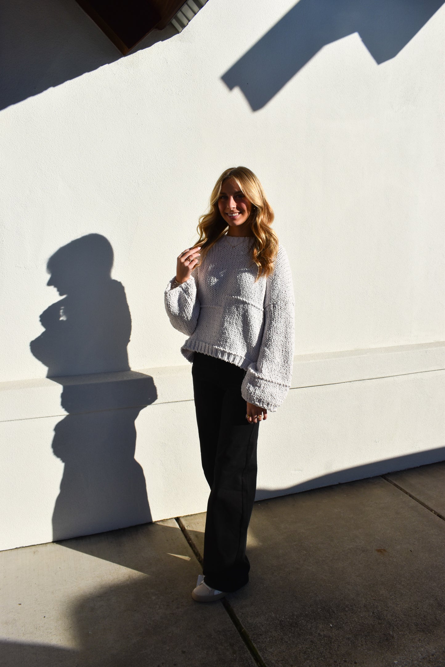 Oversized Cable Knit Sweater