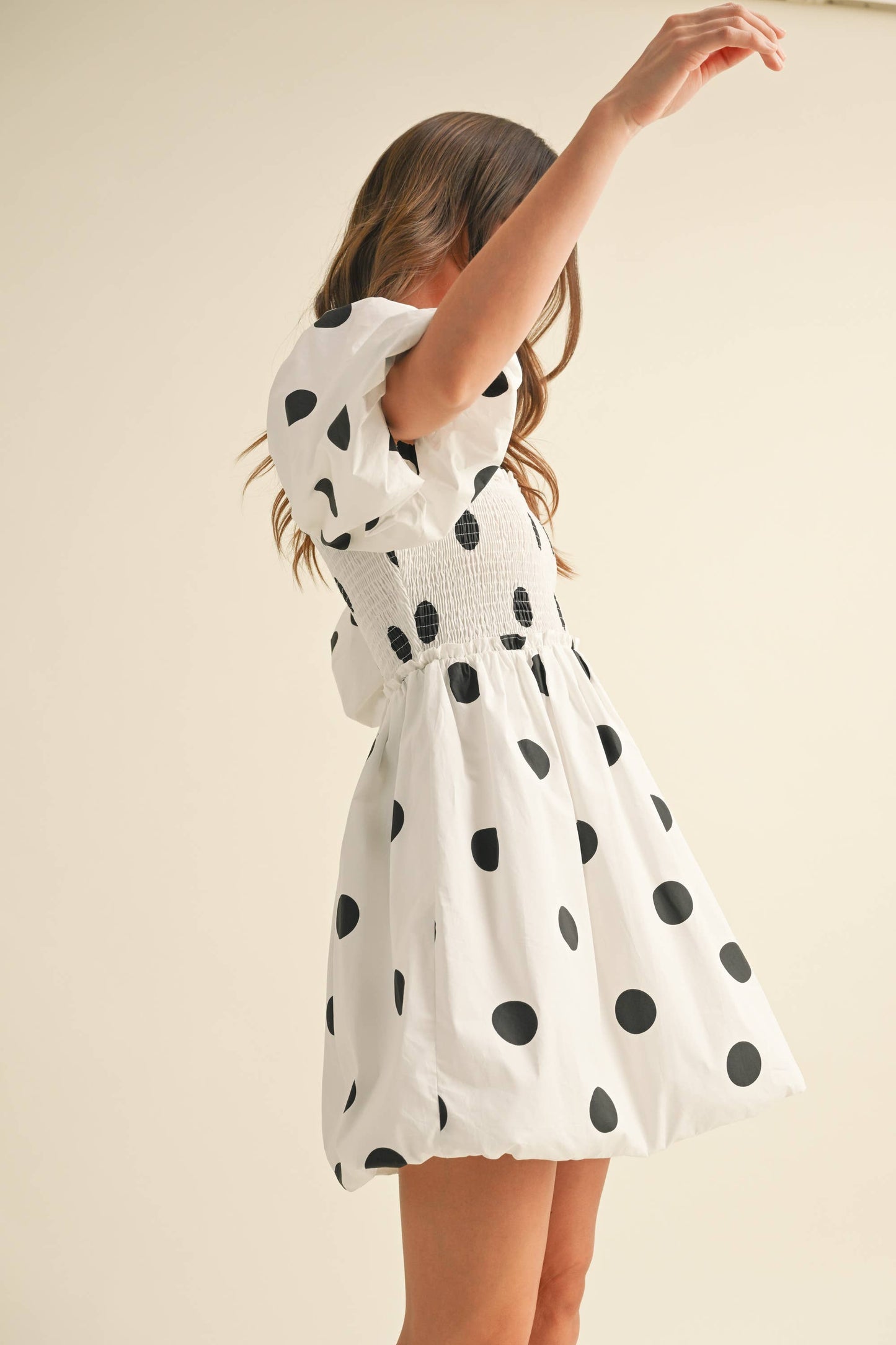 Polkadot Mini Bubble Dress