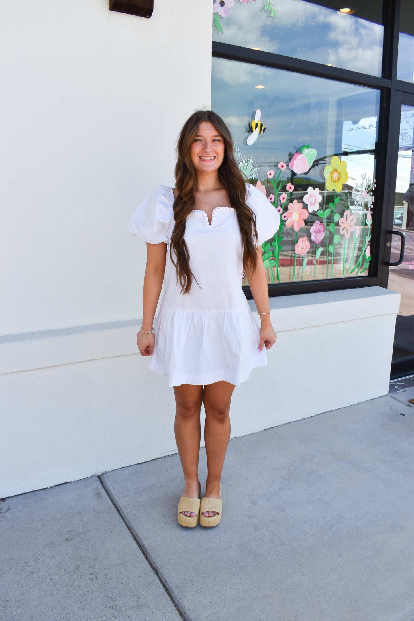 Drop Waist Mini Dress