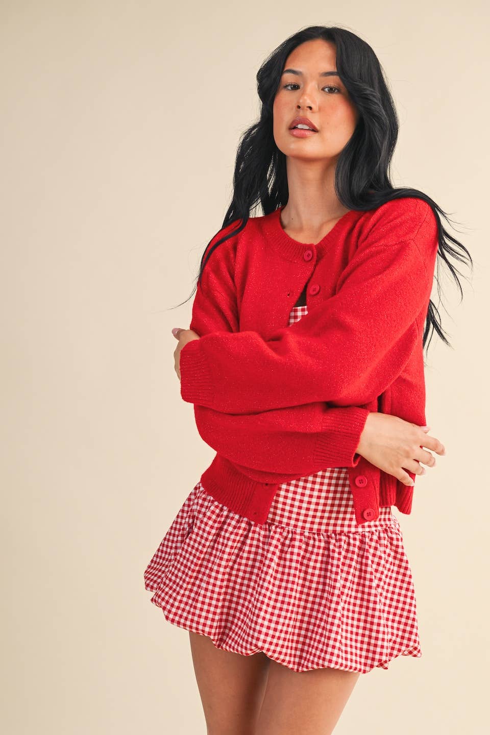 Knit Button Up Cardigan Sweater