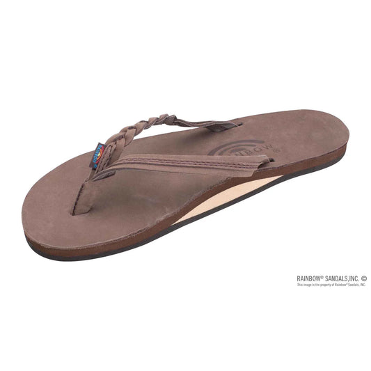 "Rainbow" Expresso Flirty Braidy Flip Flops