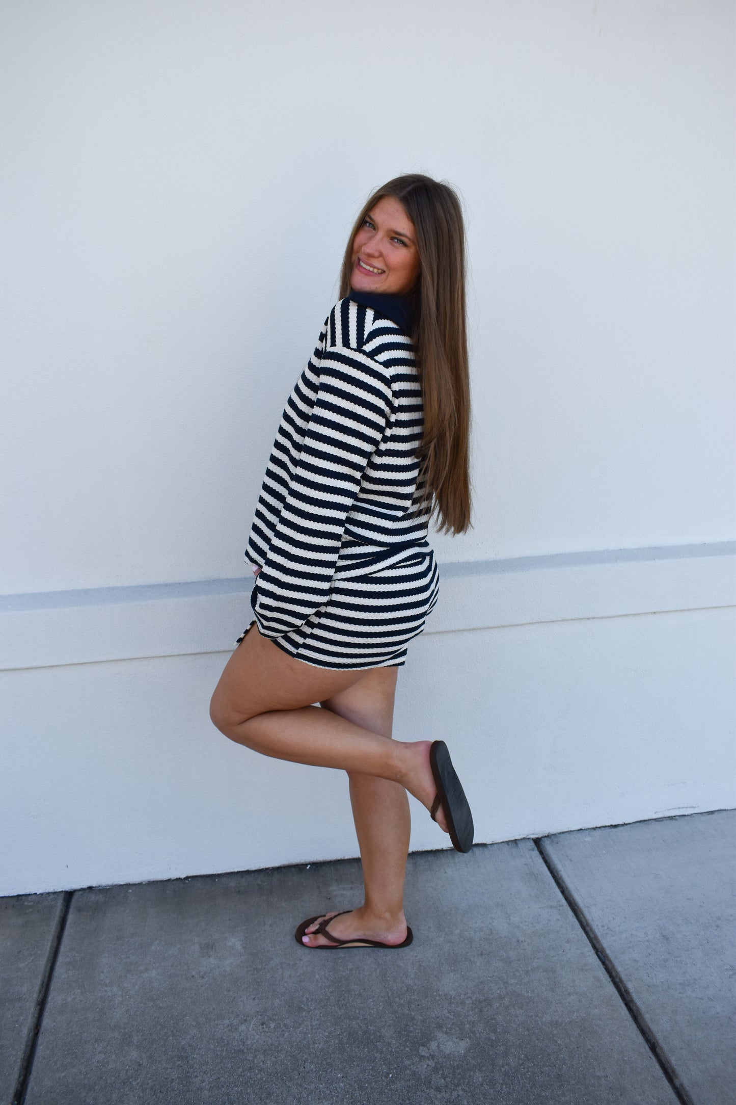 Courtney Set W/ Collared Top & Skort