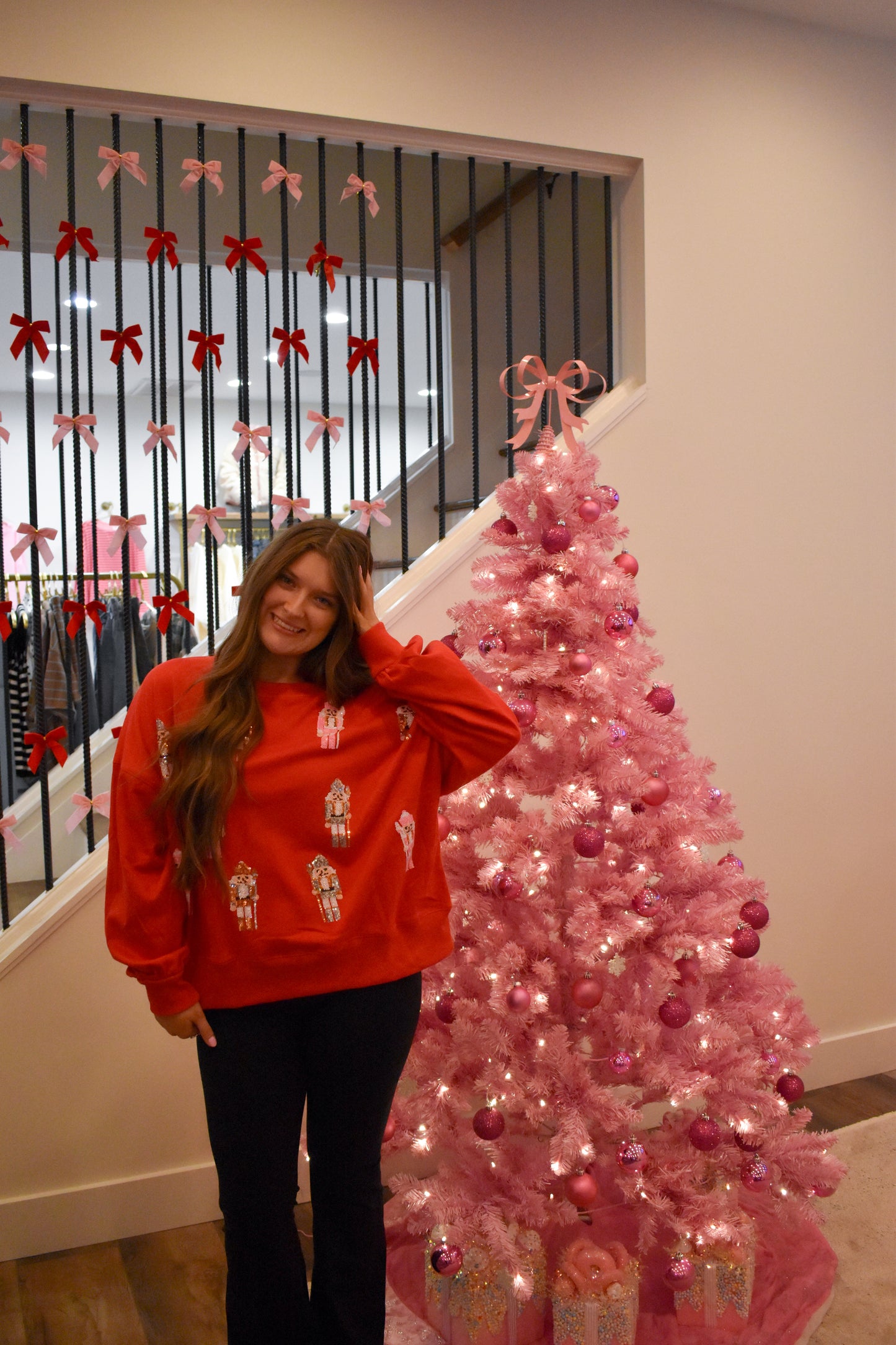 Christmas Nutcracker Oversized Sweatshirt