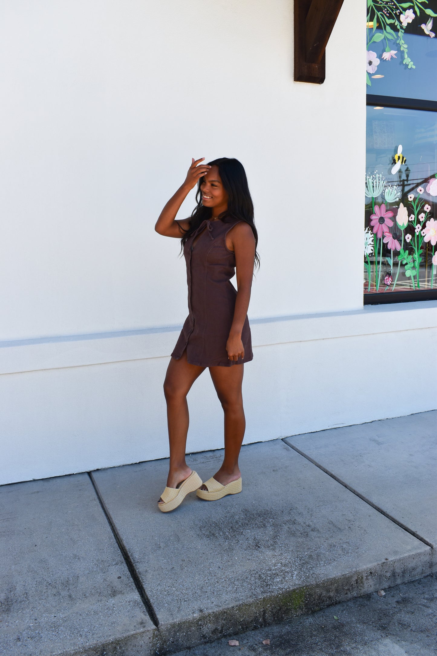 Izzy Sleeveless Mini Dress
