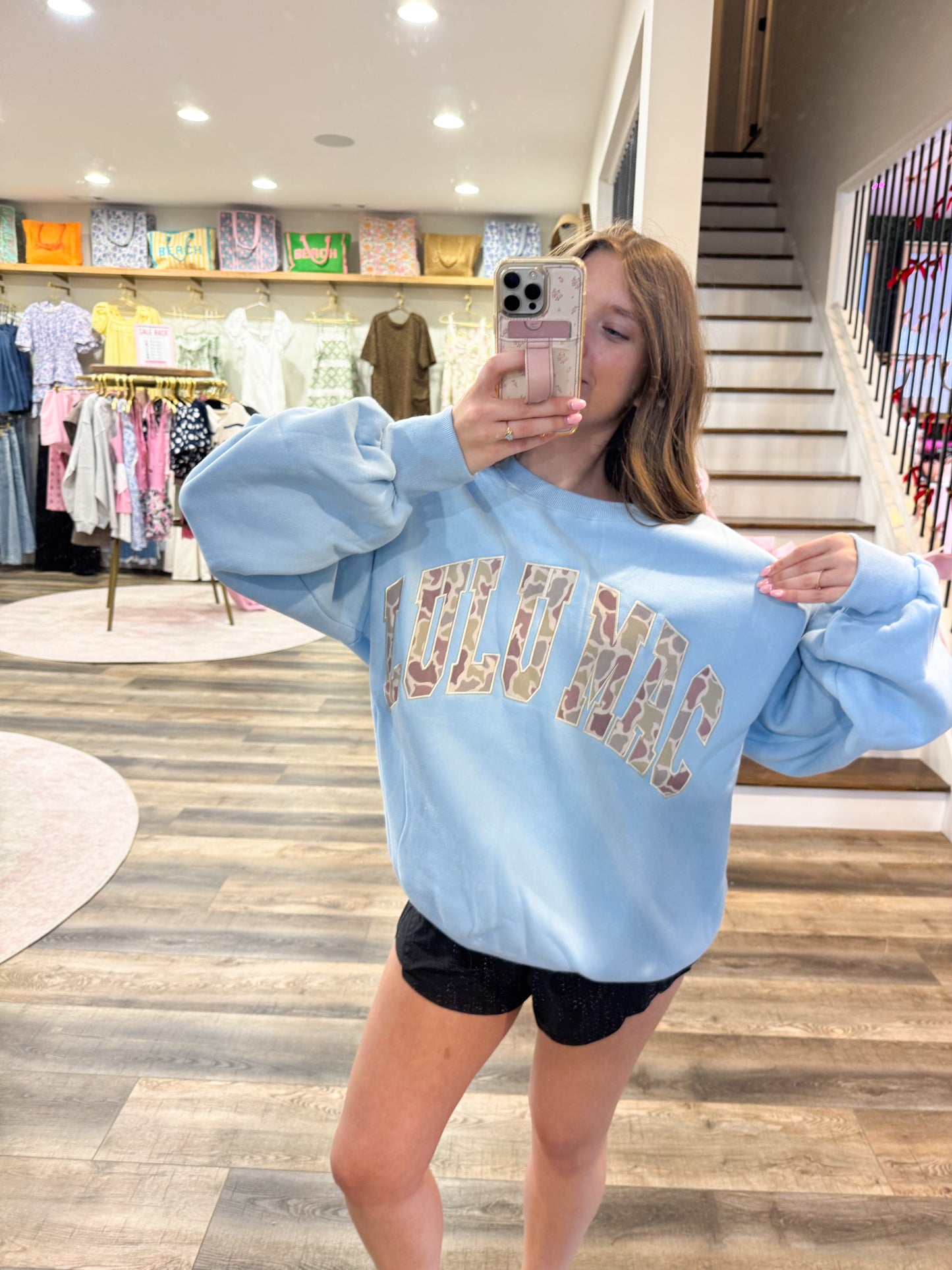 Lulu Mac Camo: Light Blue