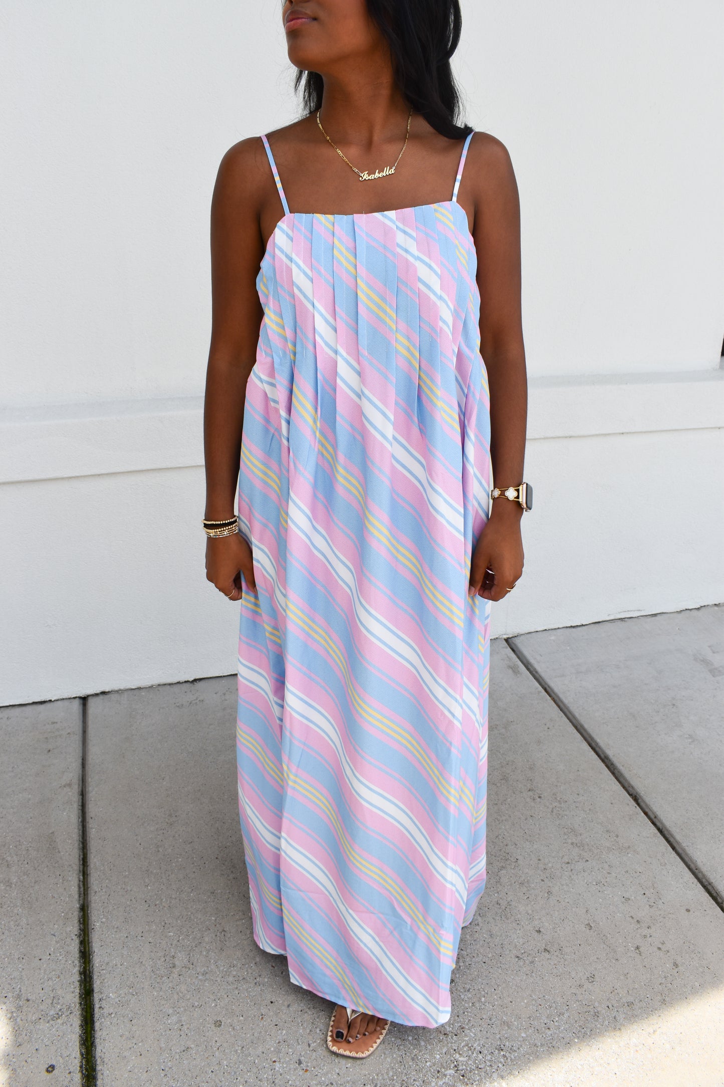 Seaside Stripe Maxi Dress