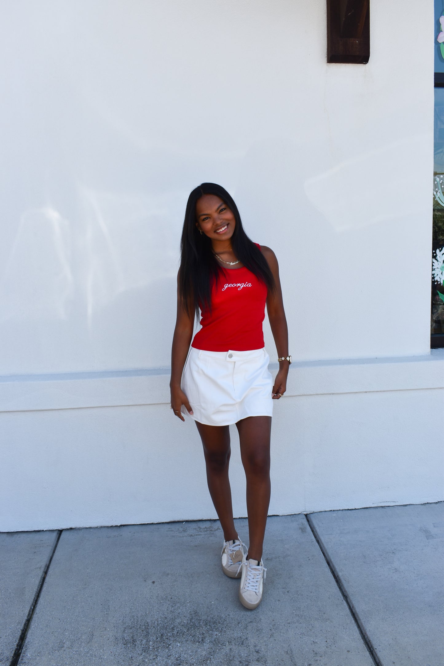 Georgia Embroidered Tank