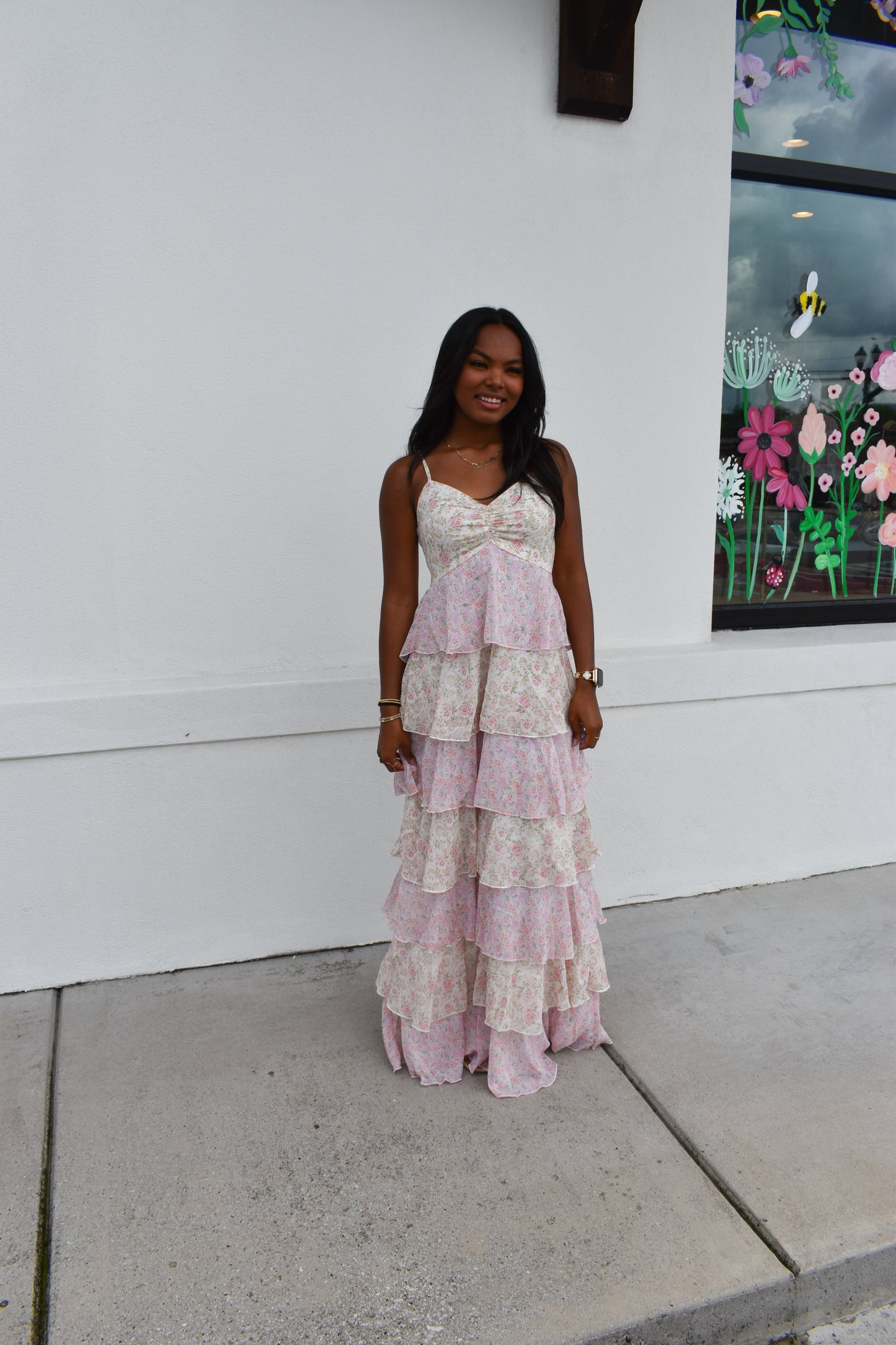 Amelia Romantic Tiered Maxi Dress