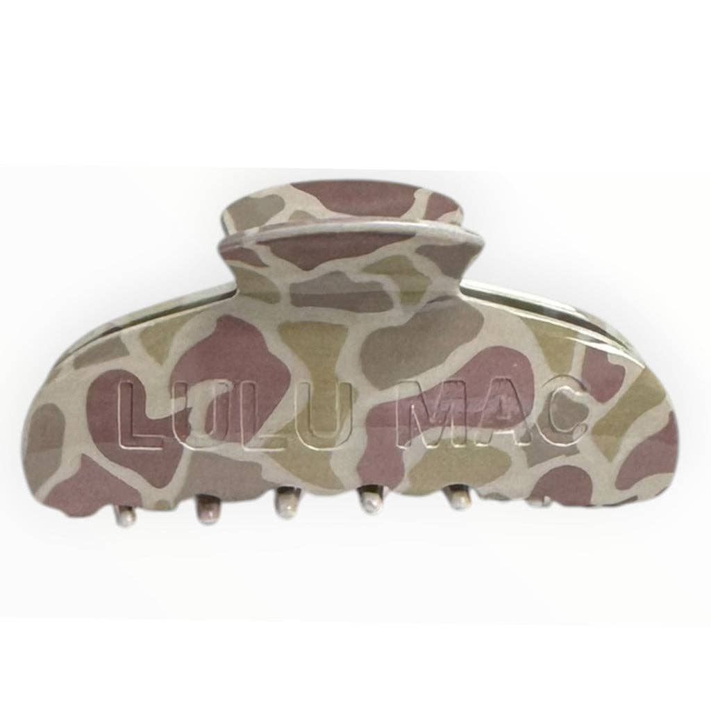 LULU MAC Claw Clip: Light Camo