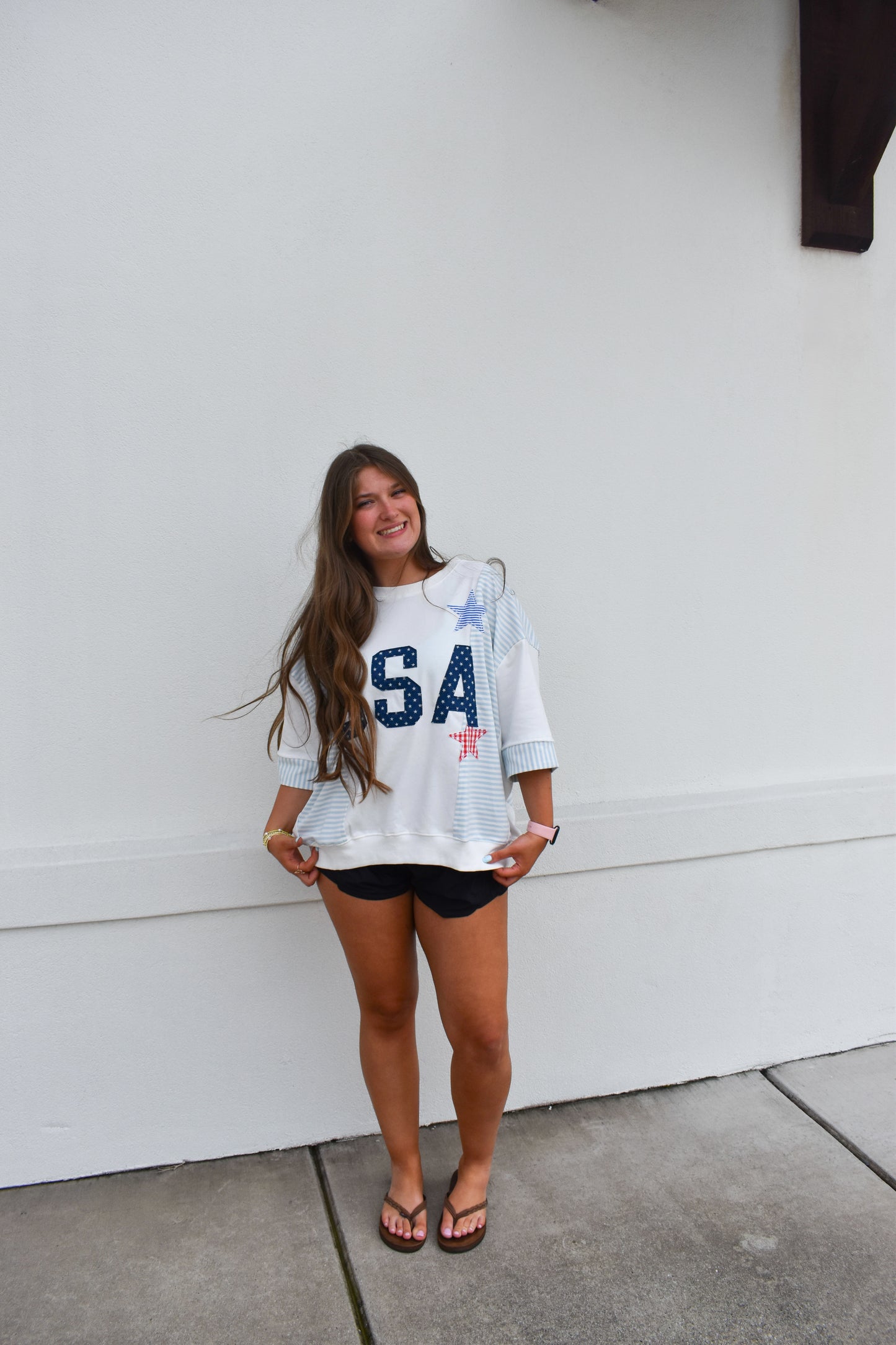 American Honey Patchwork Top