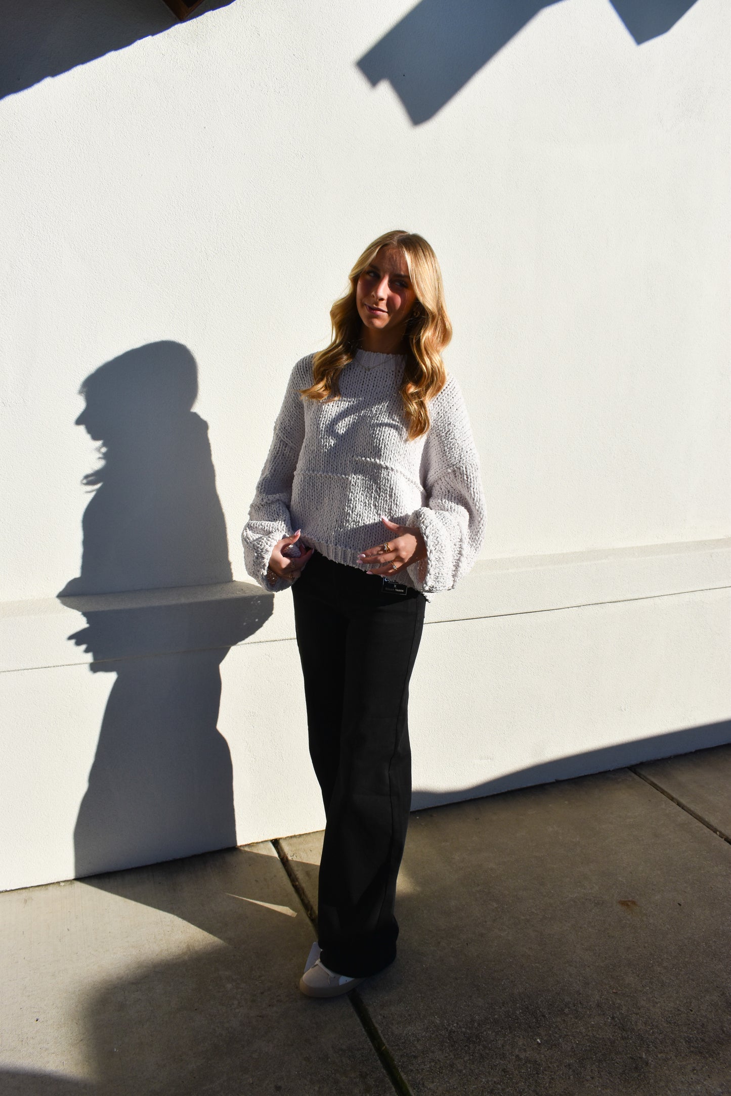 Oversized Cable Knit Sweater