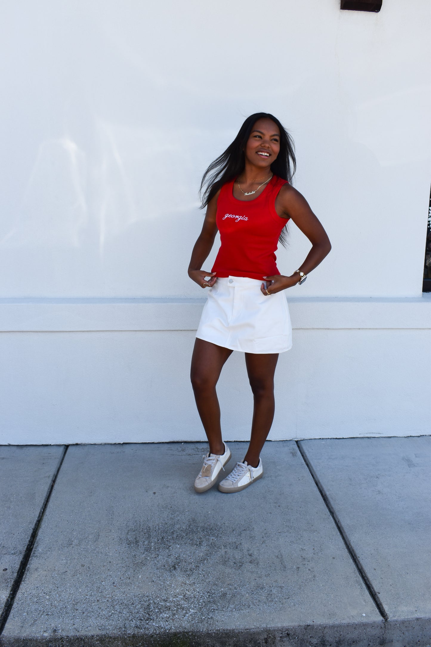 Georgia Embroidered Tank