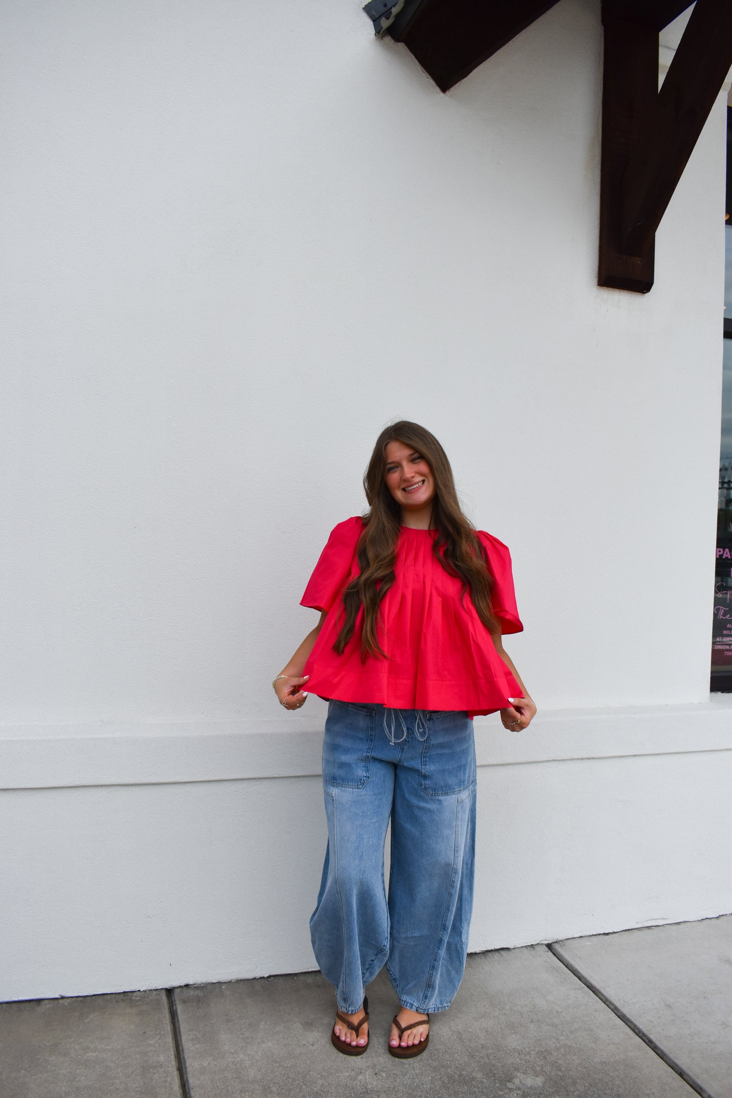 Kelly Pleated Top