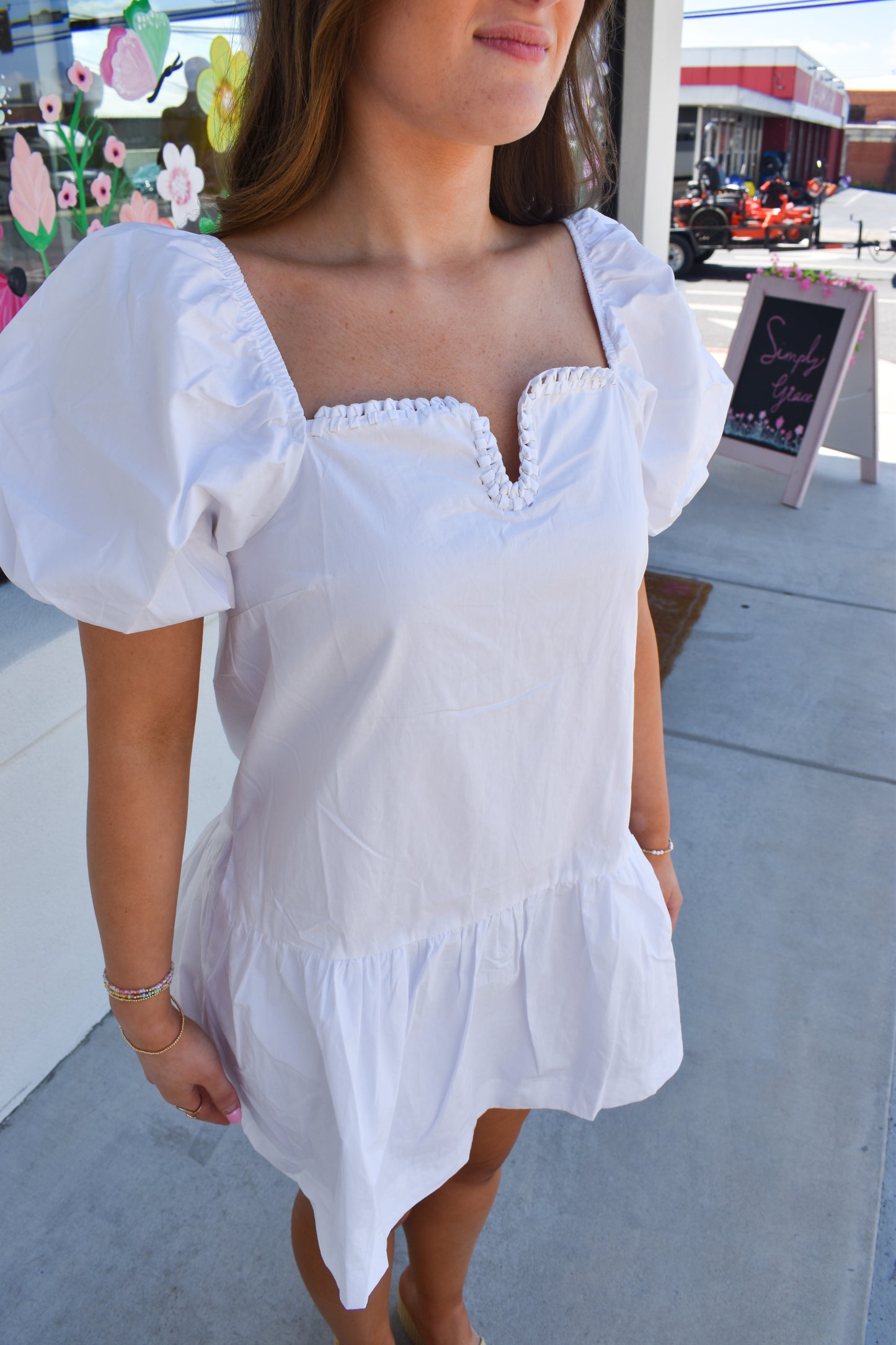 Drop Waist Mini Dress