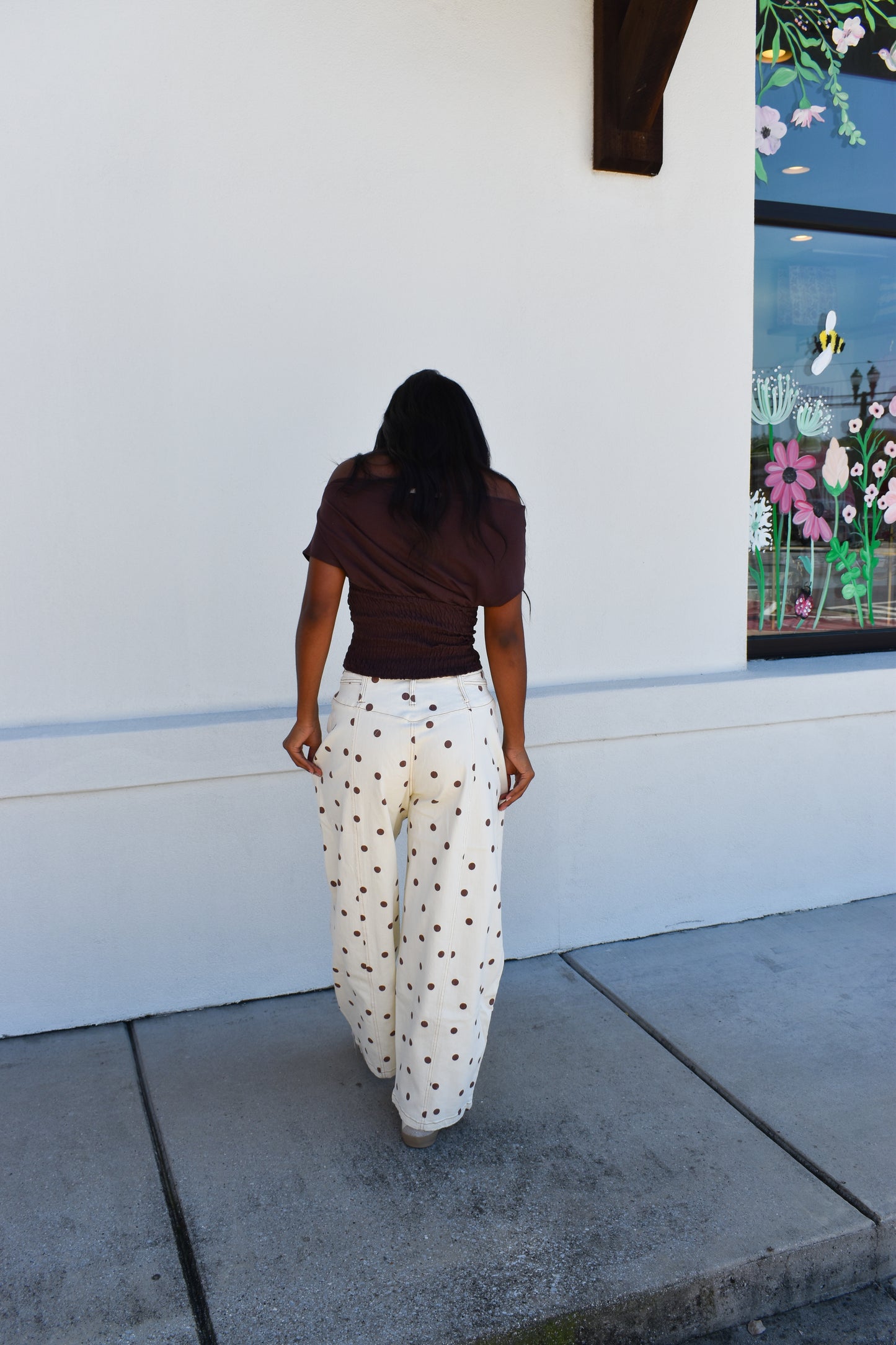 Janey Off Shoulder Smocked Top