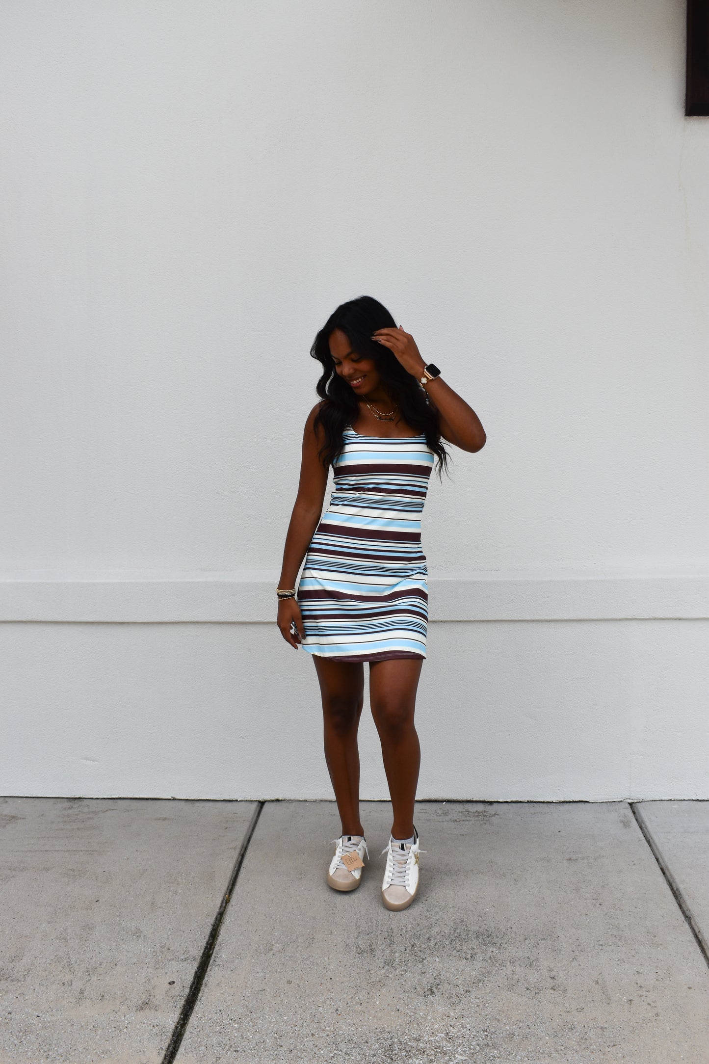 Rowan Athletic Stripe Dress