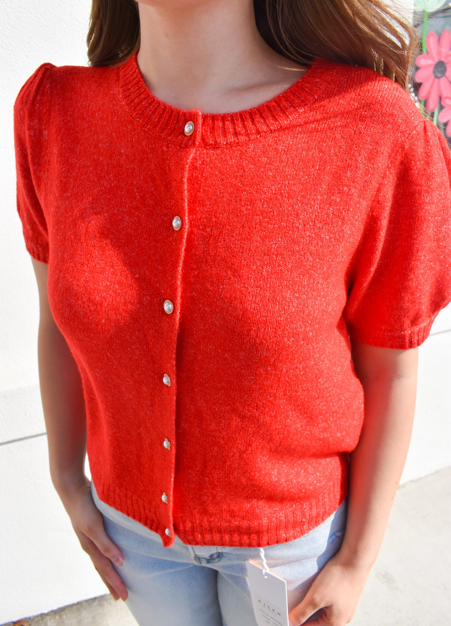 Rose Knit Sweater